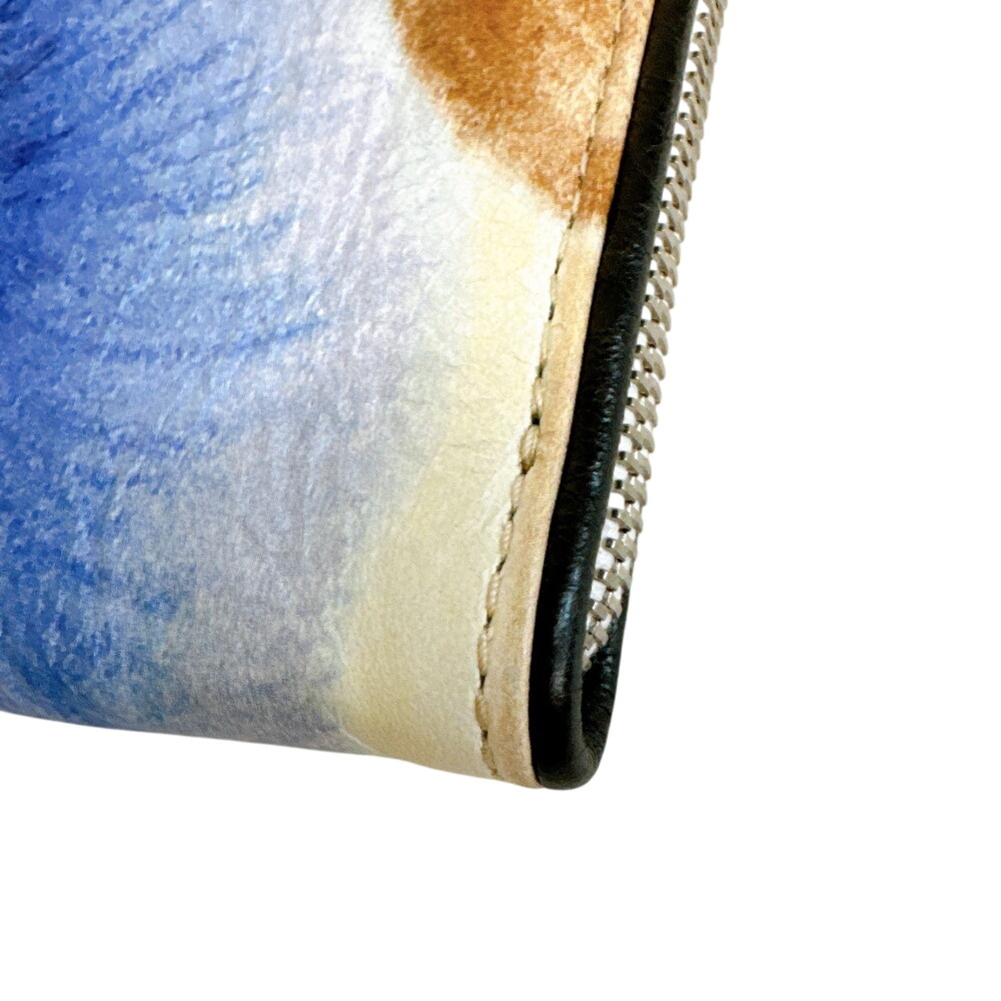 Balenciaga Blue Leather Clutch Bag (Pre-Owned)