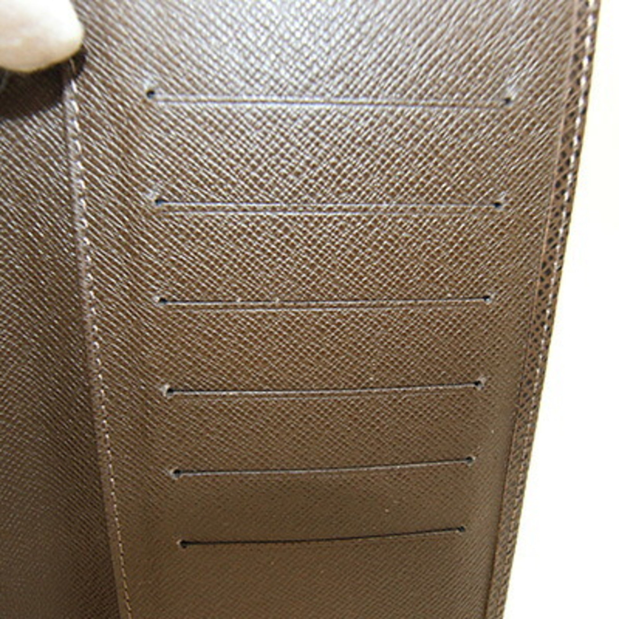 Louis Vuitton Grizzly Taiga Leather Long Bill Wallet (Bi-Fold) (Pre-Owned)