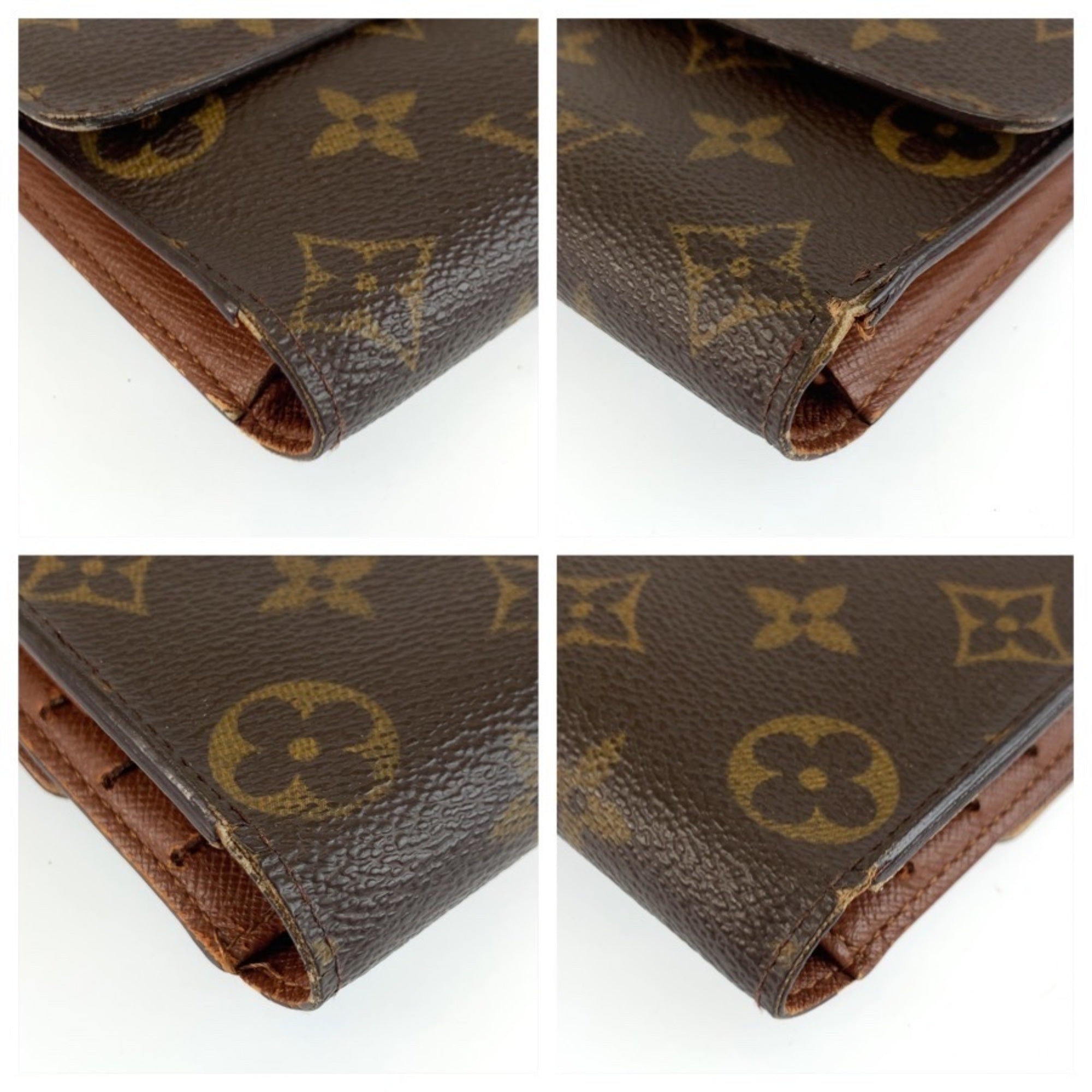 Louis Vuitton Brown Monogram Monogram Long Wallet (Tri-Fold) (Pre-Owned)