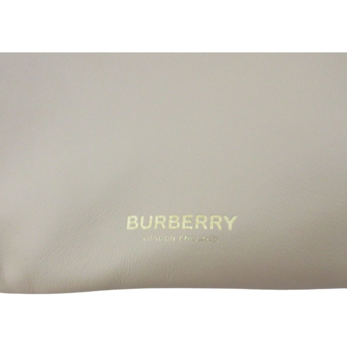 Burberry Beige Leather Pochette Pouch (Pre-Owned)