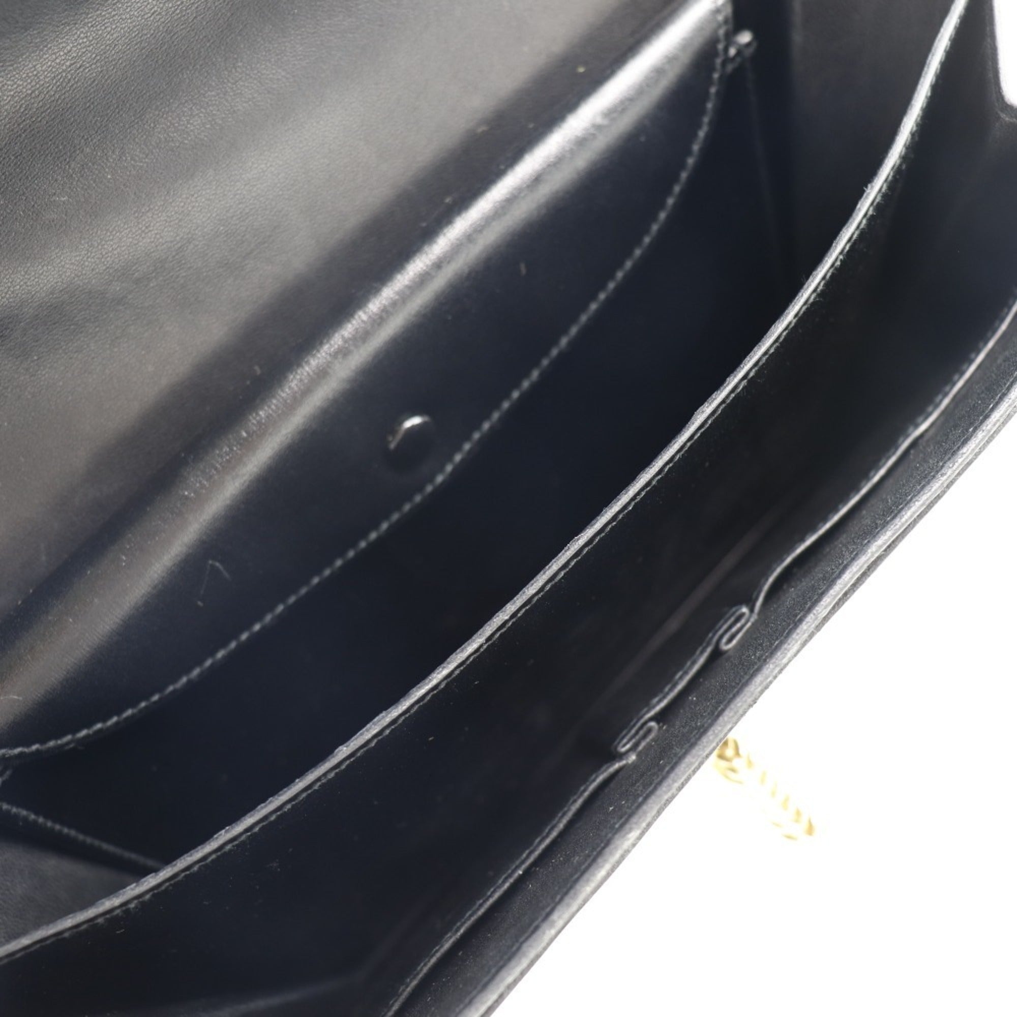 Hermes Black Box Calf Leather Handbag (Pre-Owned)