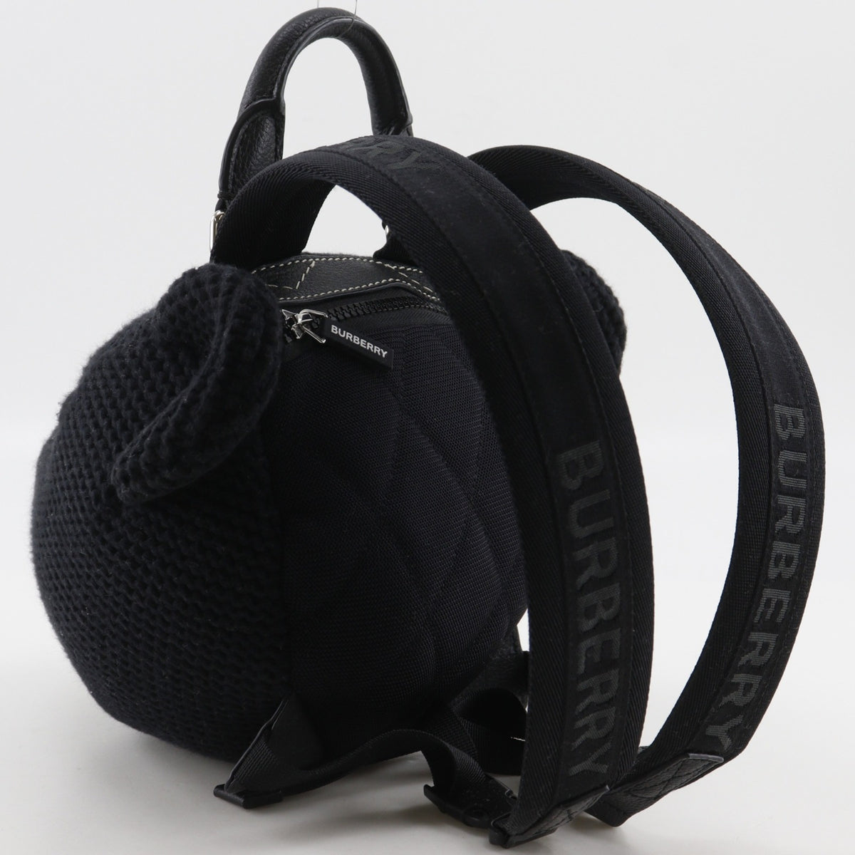Burberry Black Cotton Backpack (Pre-Owned)