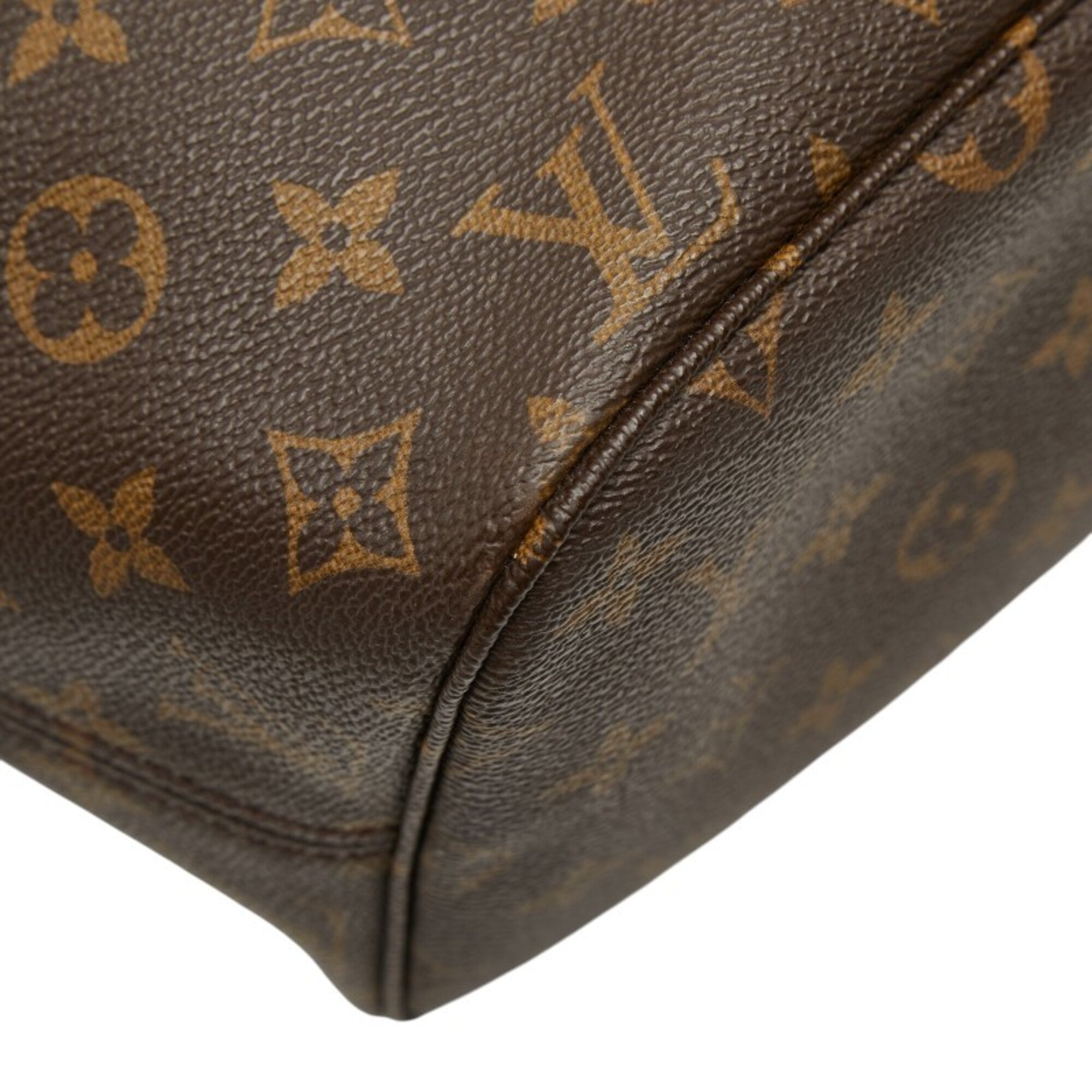 Louis Vuitton Brown Pvc Leather Shoulder Bag Tote Bag (Pre-Owned)