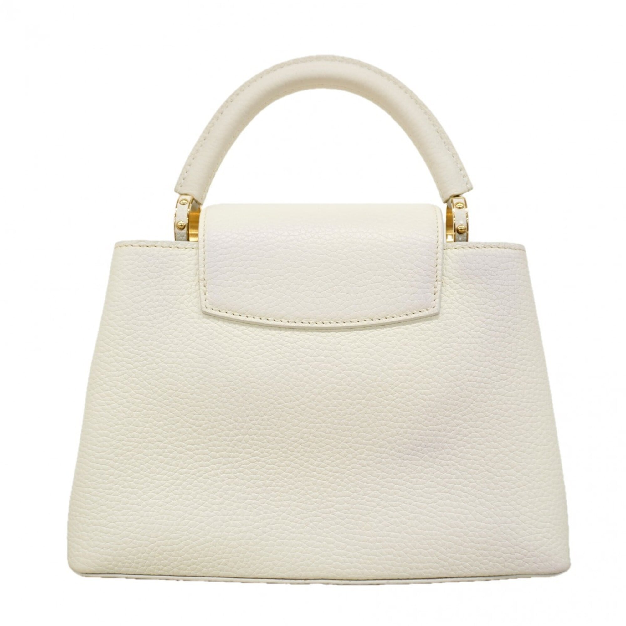 Louis Vuitton Blanc Gray Handbag (Pre-Owned)