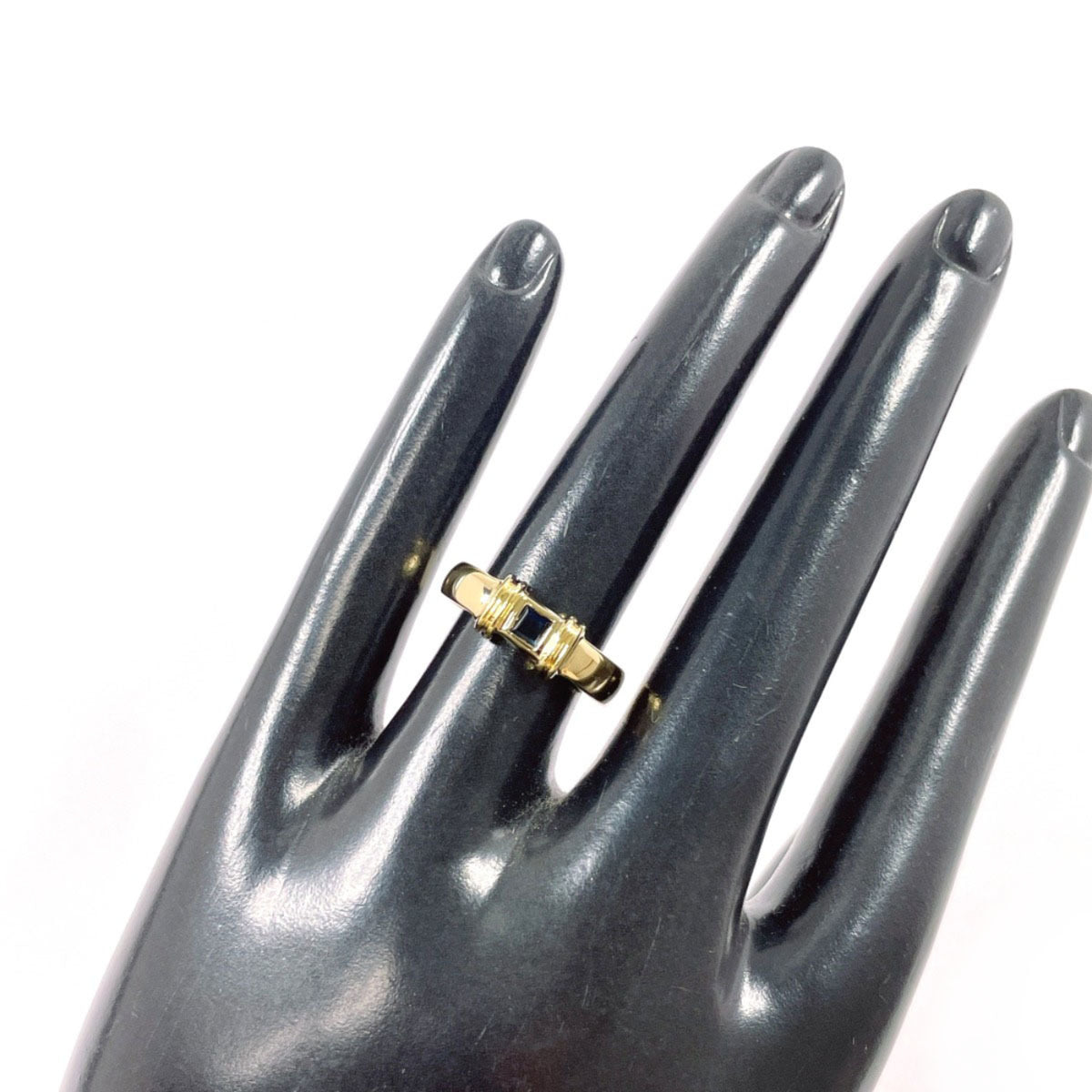 Tiffany Gold Blue Yellow Gold (18K) Band Ring (Pre-Owned)