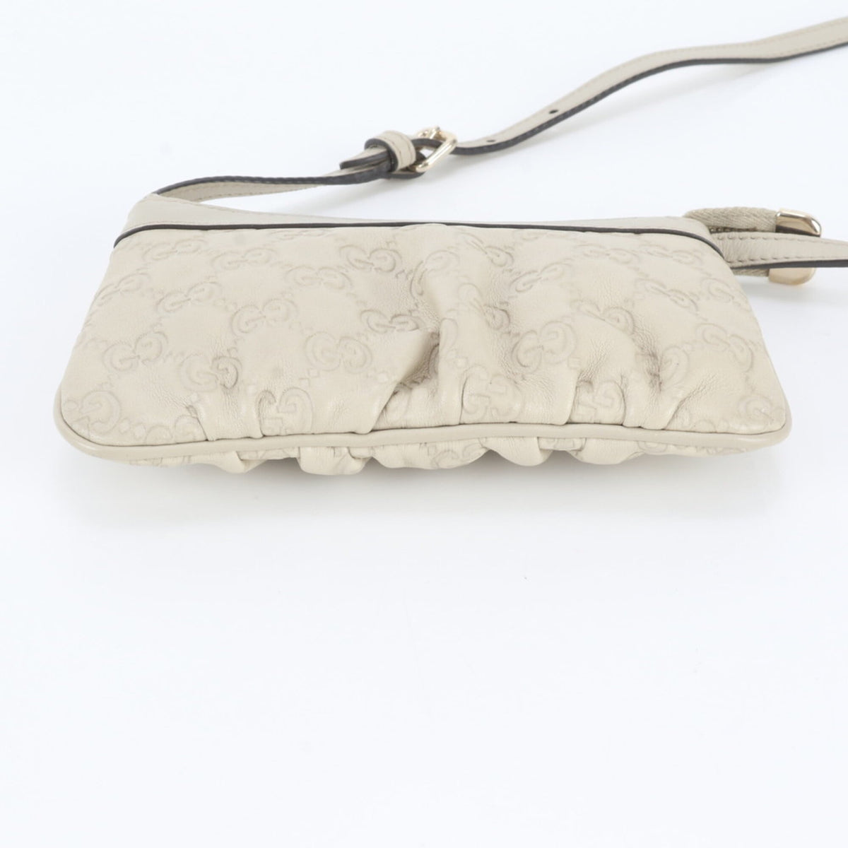 Gucci Ivory Leather Crossbody Bag Shoulder Bag (Pre-Owned)