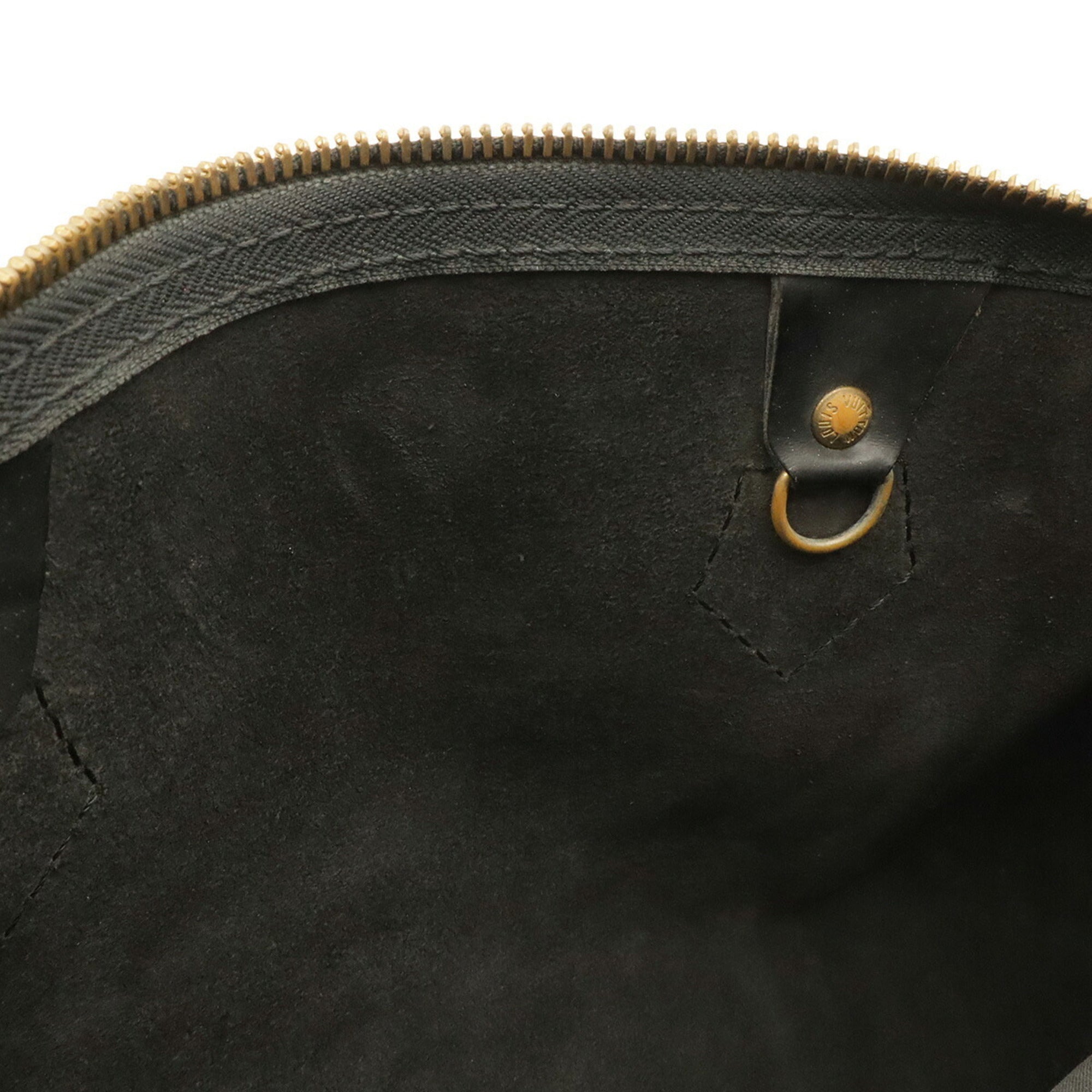 Louis Vuitton Noir Epi Leather Boston Bag Handbag (Pre-Owned)