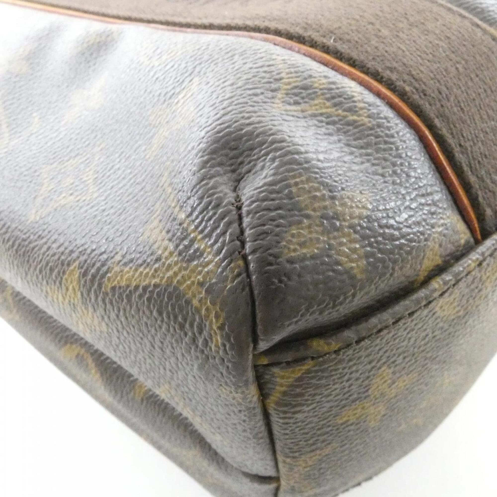 Louis Vuitton Marron Coated Canvas Handbag (Pre-Owned)