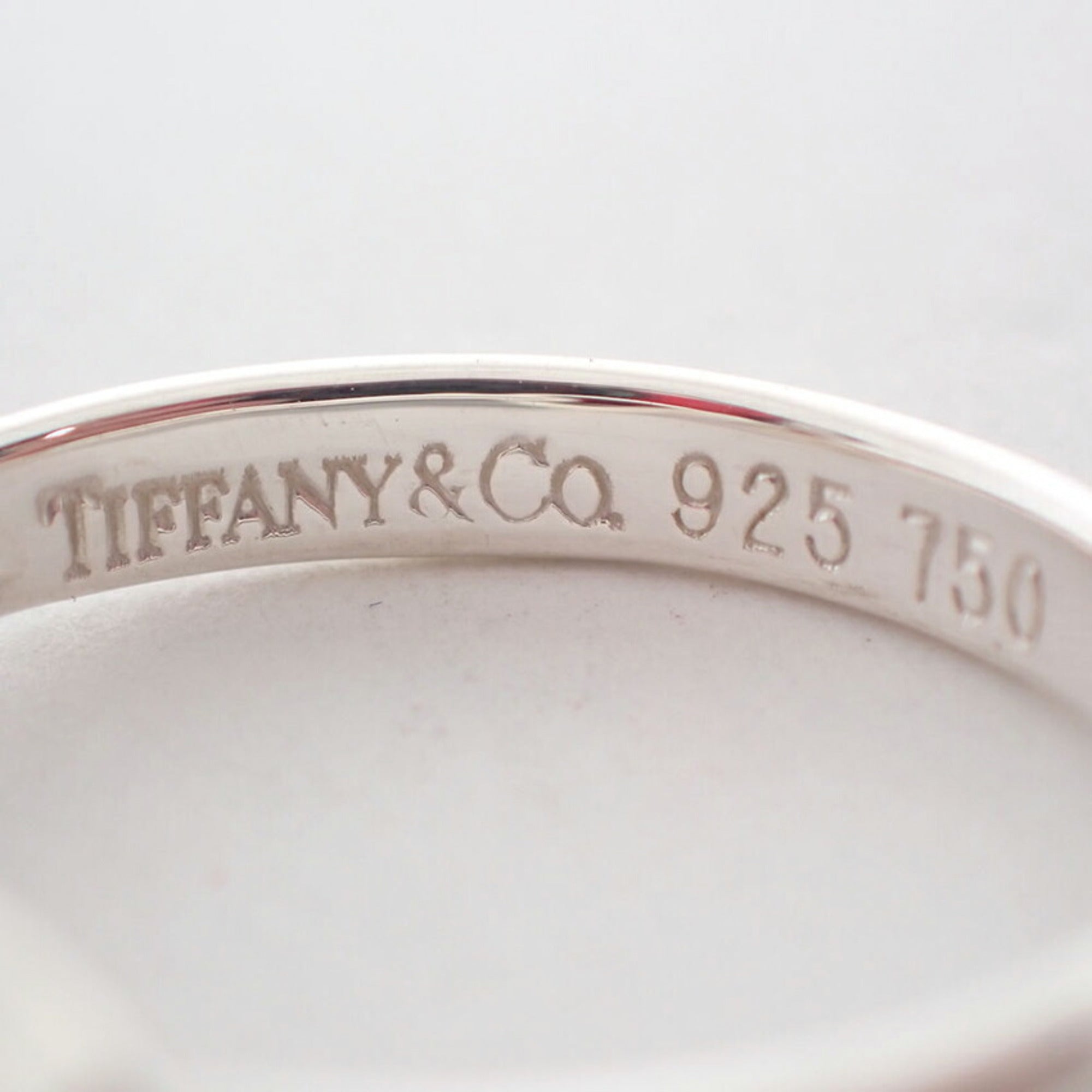 Tiffany Yellow Gold (18K) Sterling Silver 925 Band Ring (Pre-Owned)
