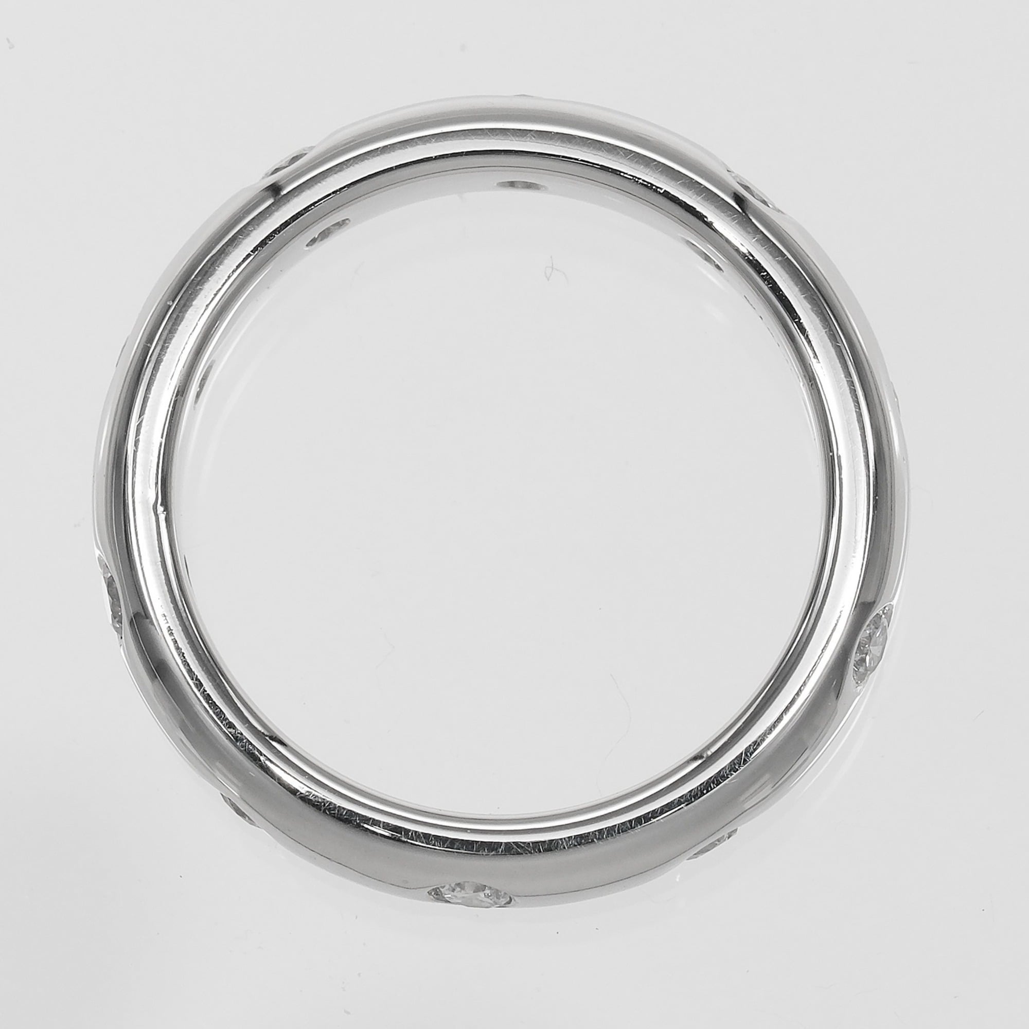 Tiffany Platinum Platinum 950 Band Ring (Pre-Owned)