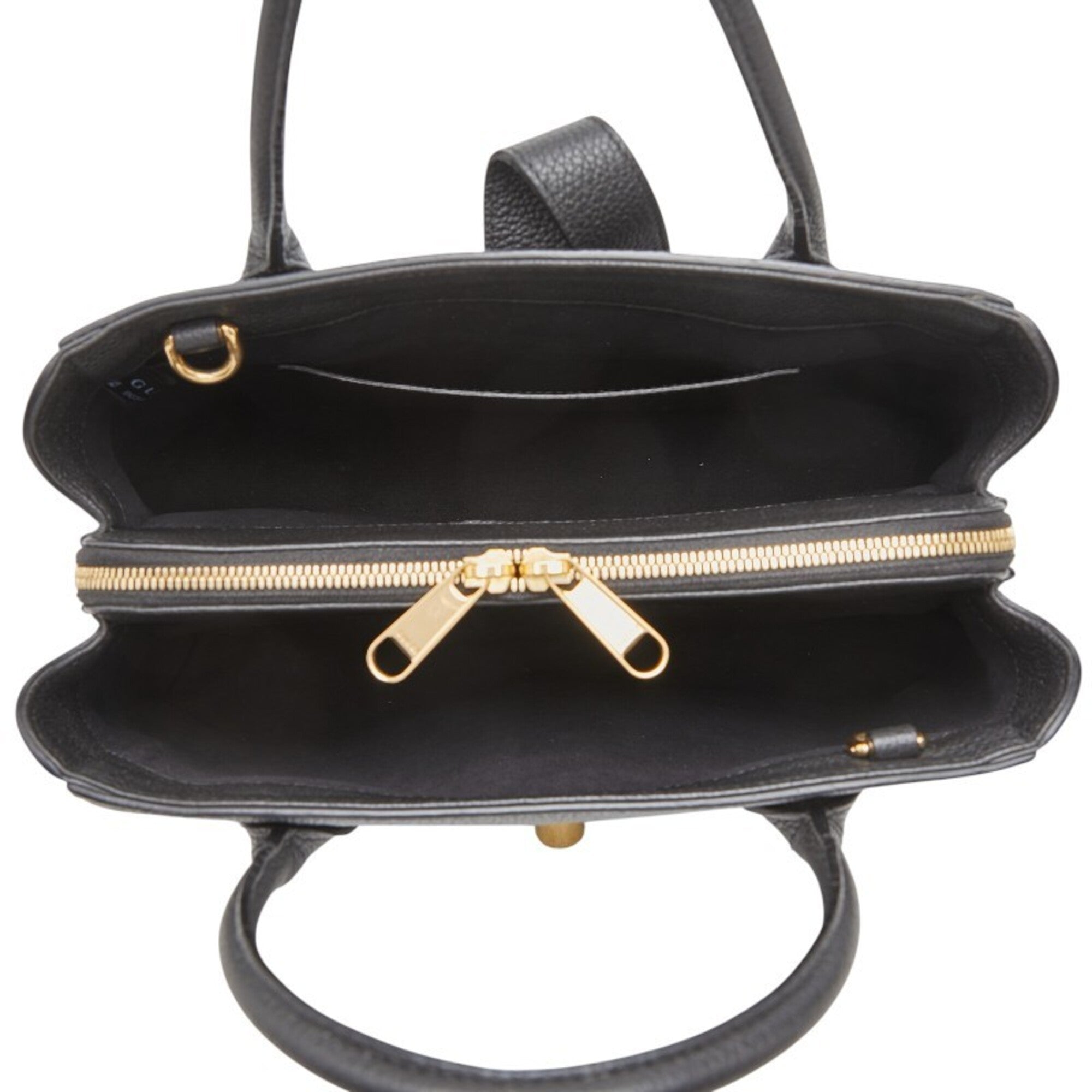 Gucci Black Leather Handbag Shoulder Bag (Pre-Owned)