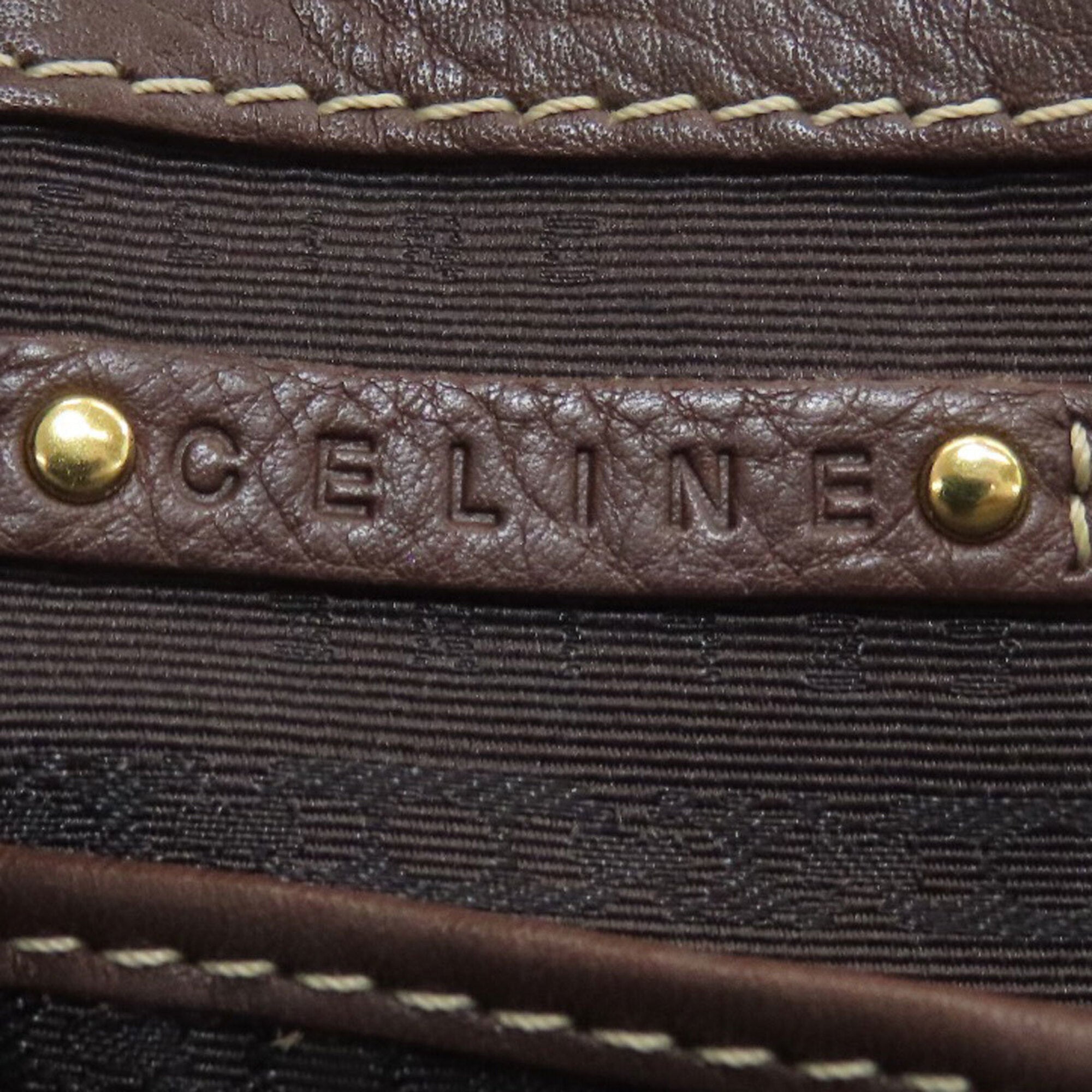 Celine Brown Leather Handbag (Pre-Owned)