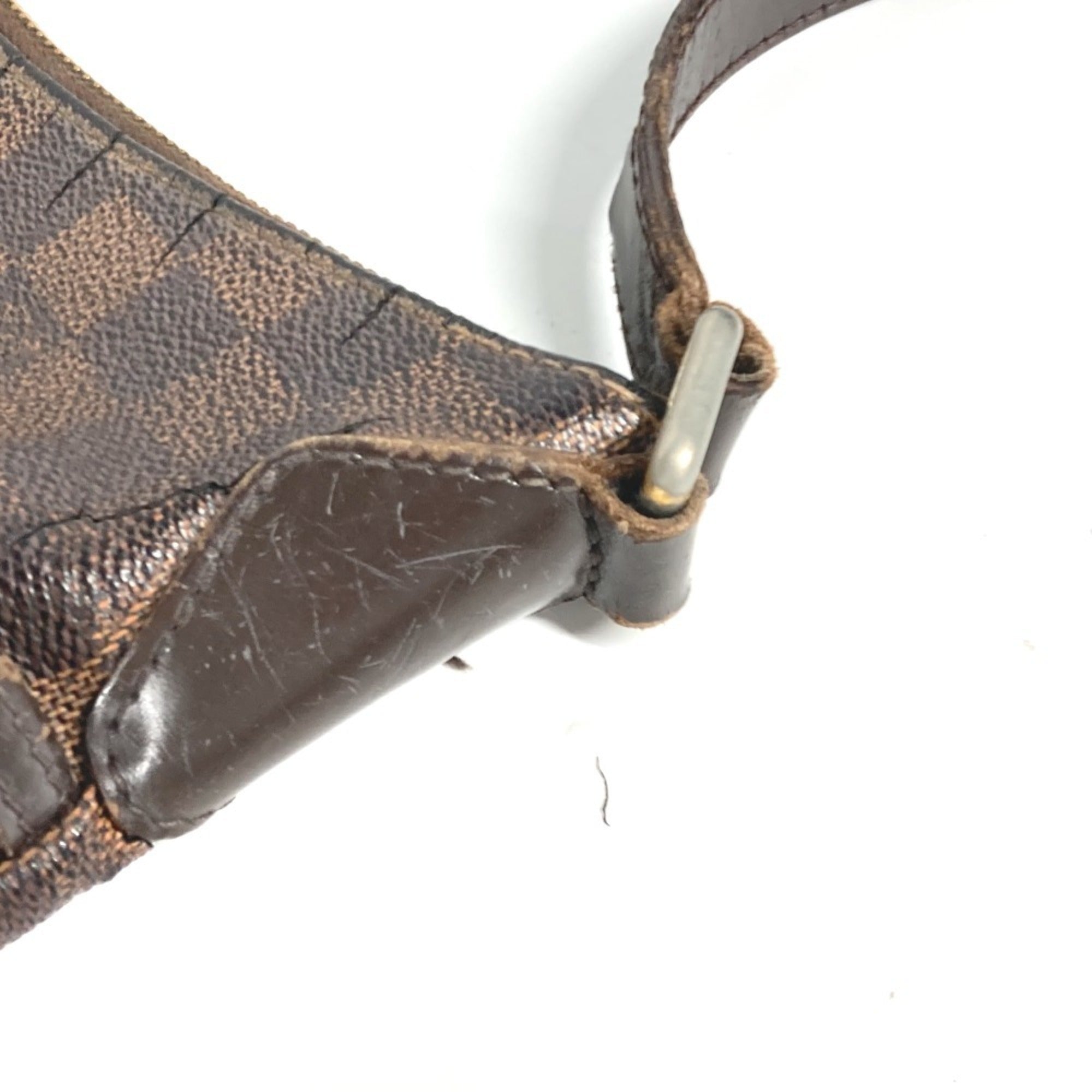 Louis Vuitton Brown Damier Canvas Ebene Damier Canvas Shoulder Bag (Pre-Owned)