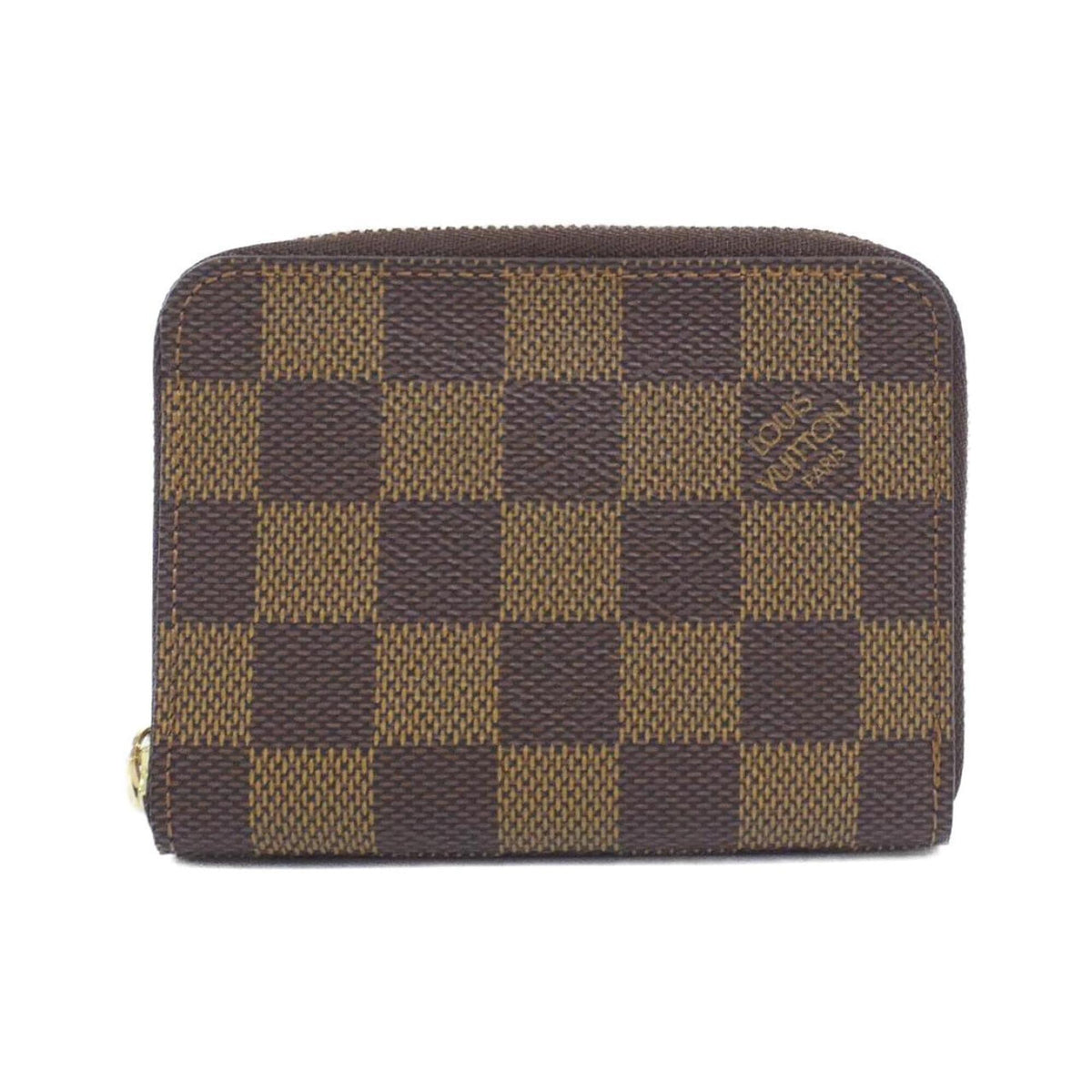 Louis Vuitton Damier Ebene Coated Canvas Coin Purse/Coin Case (Pre-Owned)
