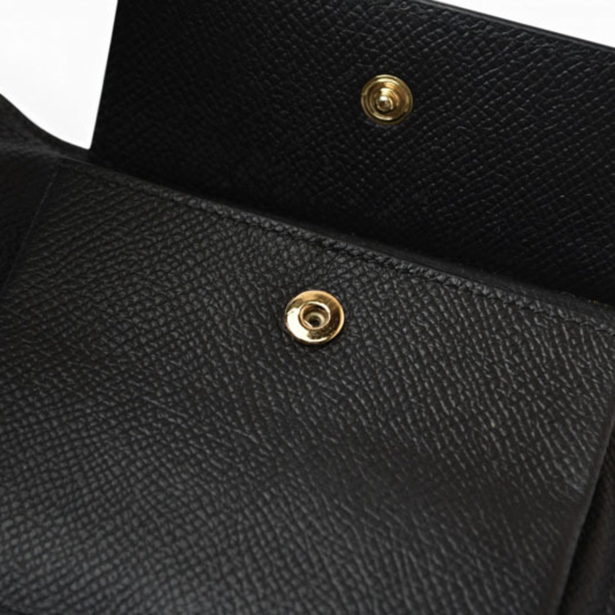 Salvatore Ferragamo Black Leather Wallet (Bi-Fold) (Pre-Owned)
