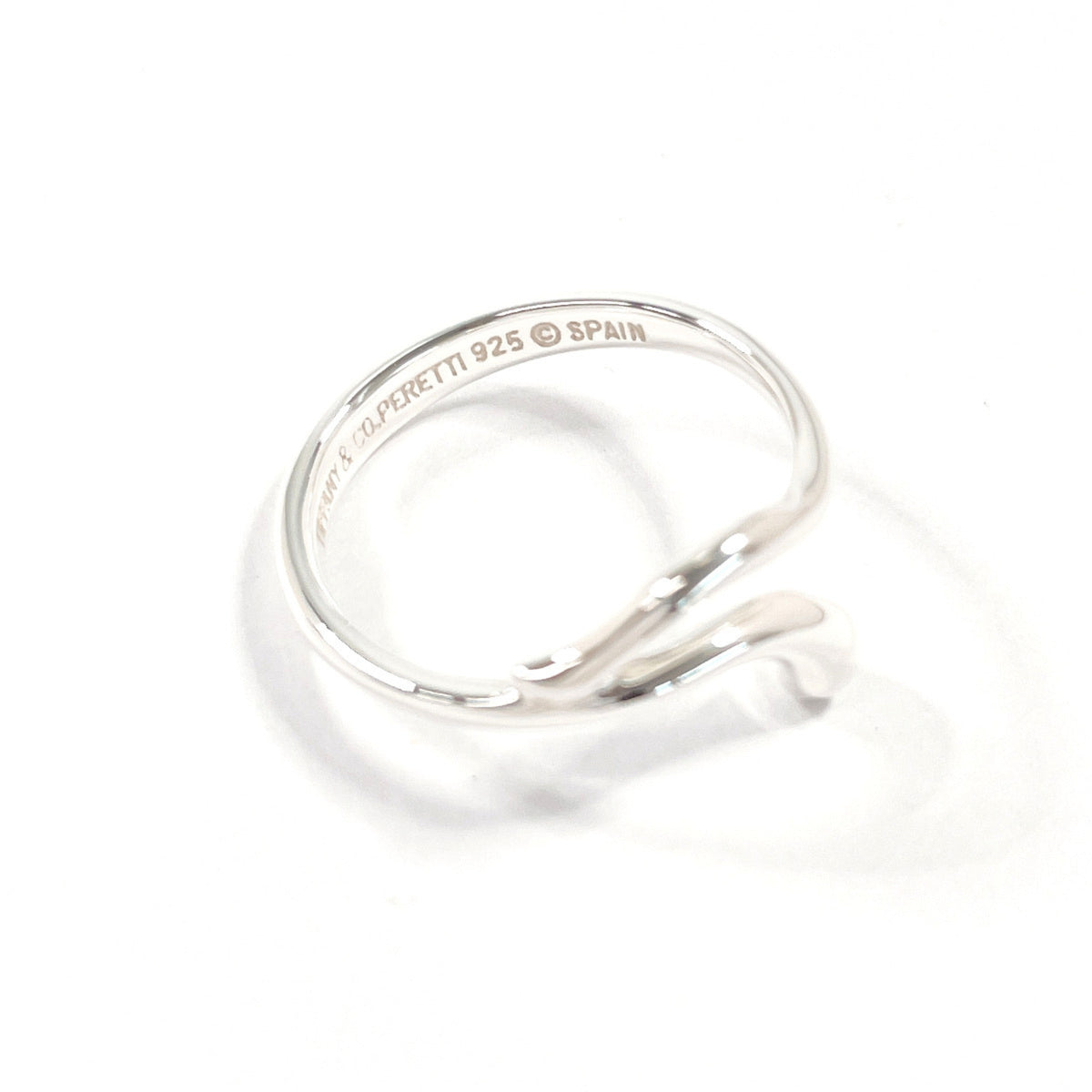 Tiffany Silver Silver 925 Band Ring (Pre-Owned)