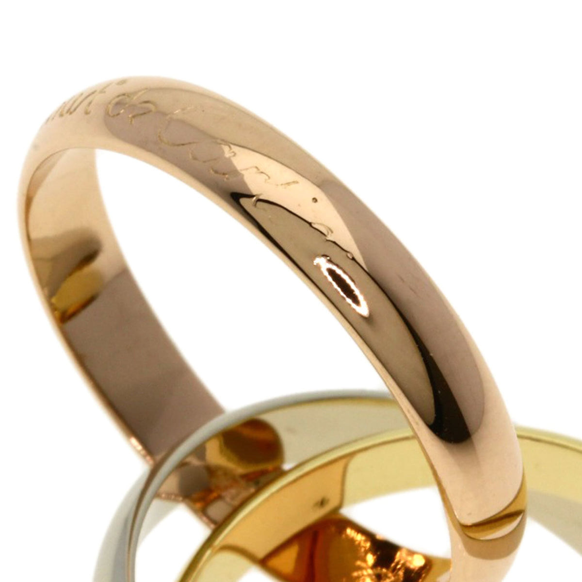 Cartier Yellow Gold (18K) Pink Gold (18K) White Gold (18K) Band Ring (Pre-Owned)