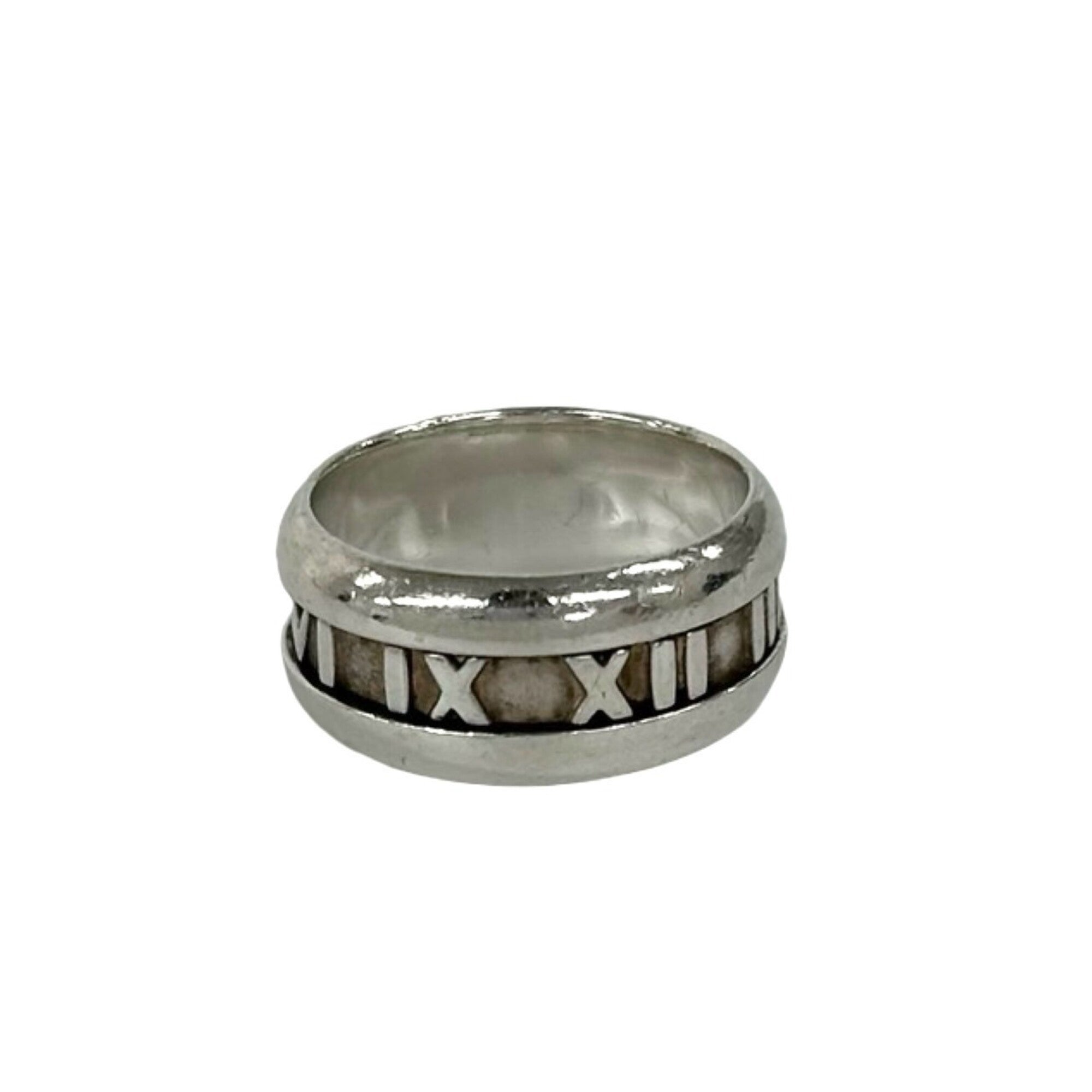 Tiffany Silver Silver 925 Band Ring (Pre-Owned)