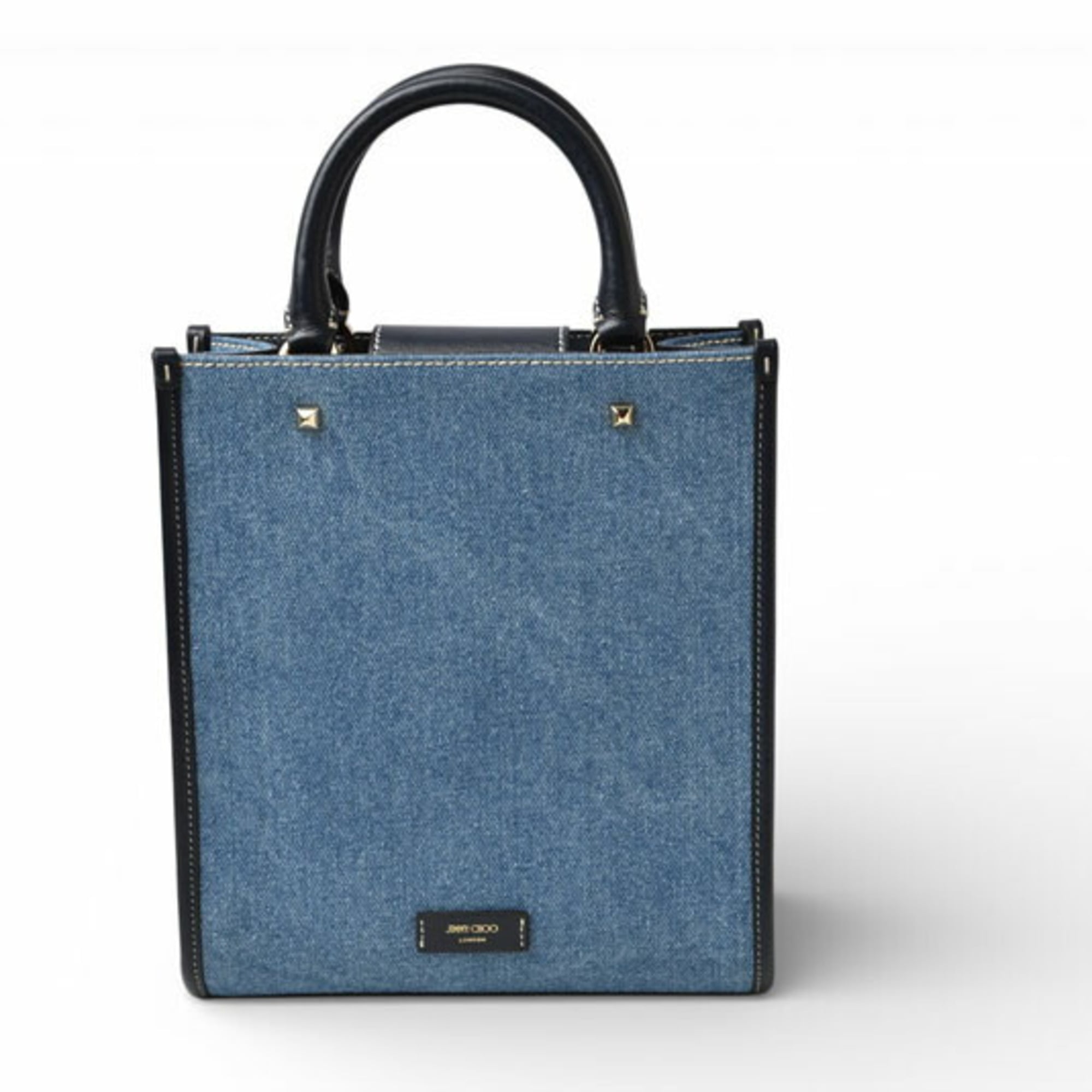 Jimmy Choo Denim Handbag Shoulder Bag (Pre-Owned)