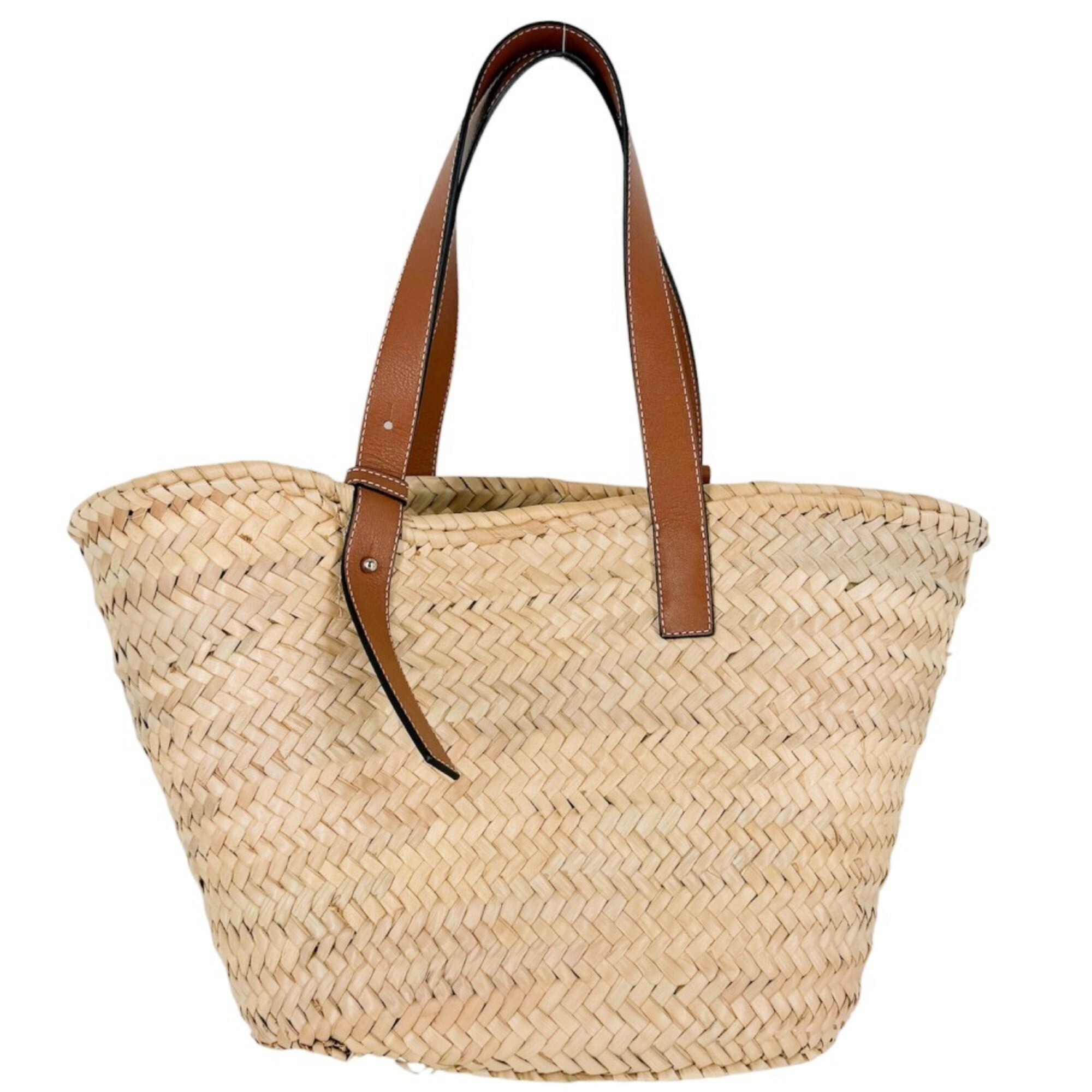 Loewe Beige Beige Brown Brown Handbag (Pre-Owned)
