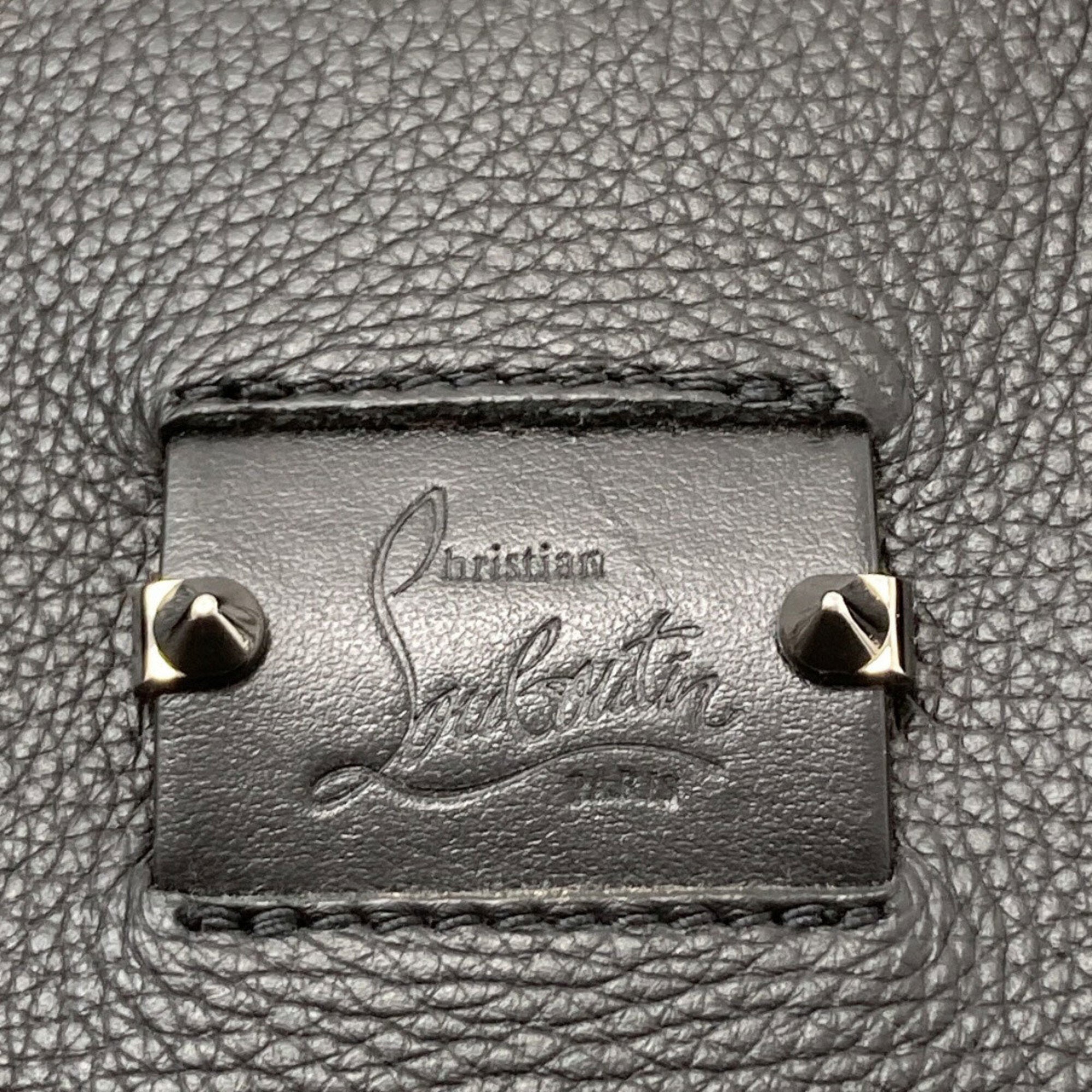 Christian Louboutin Black Leather Tote Bag (Pre-Owned)