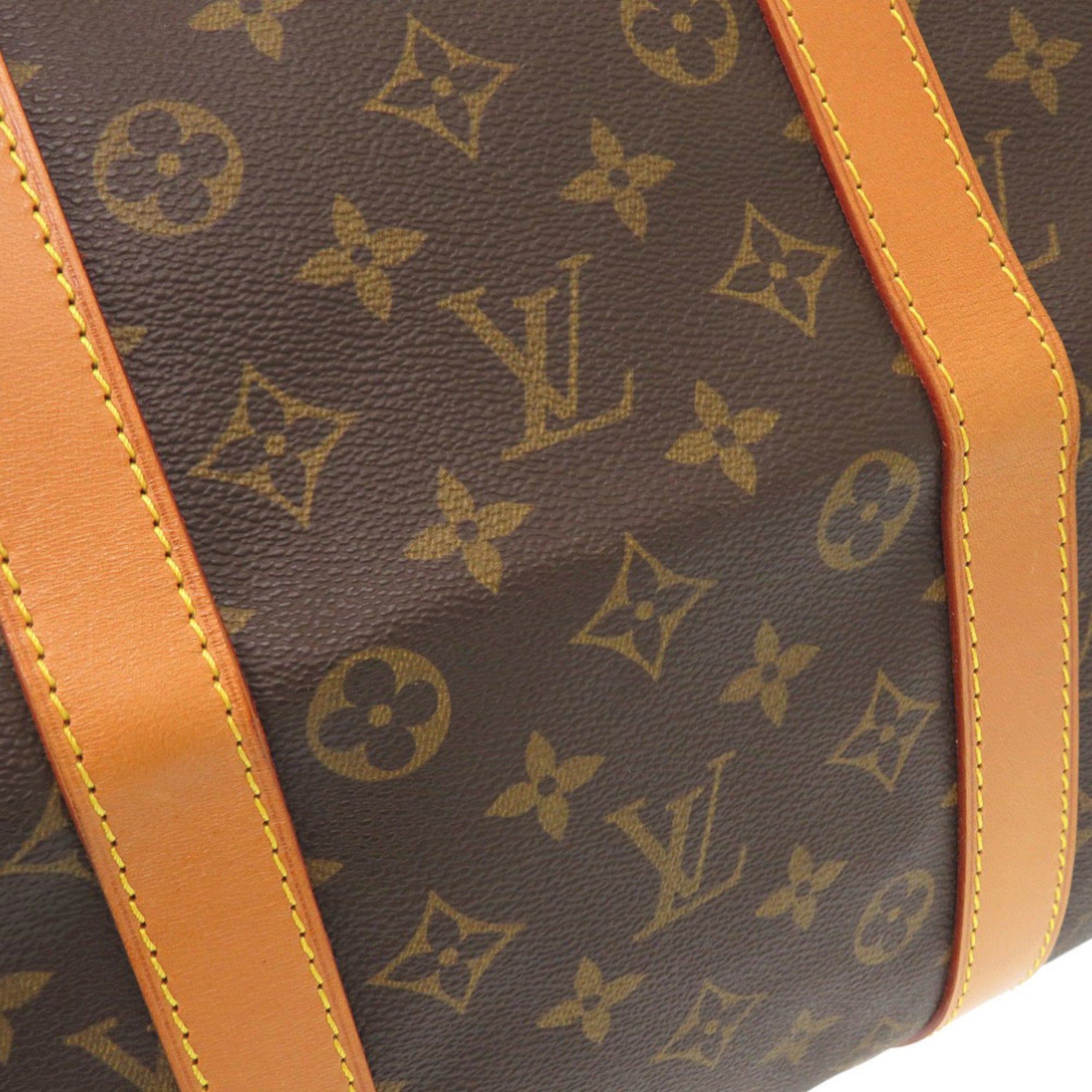 Louis Vuitton Brown Monogram Canvas Boston Bag (Pre-Owned)