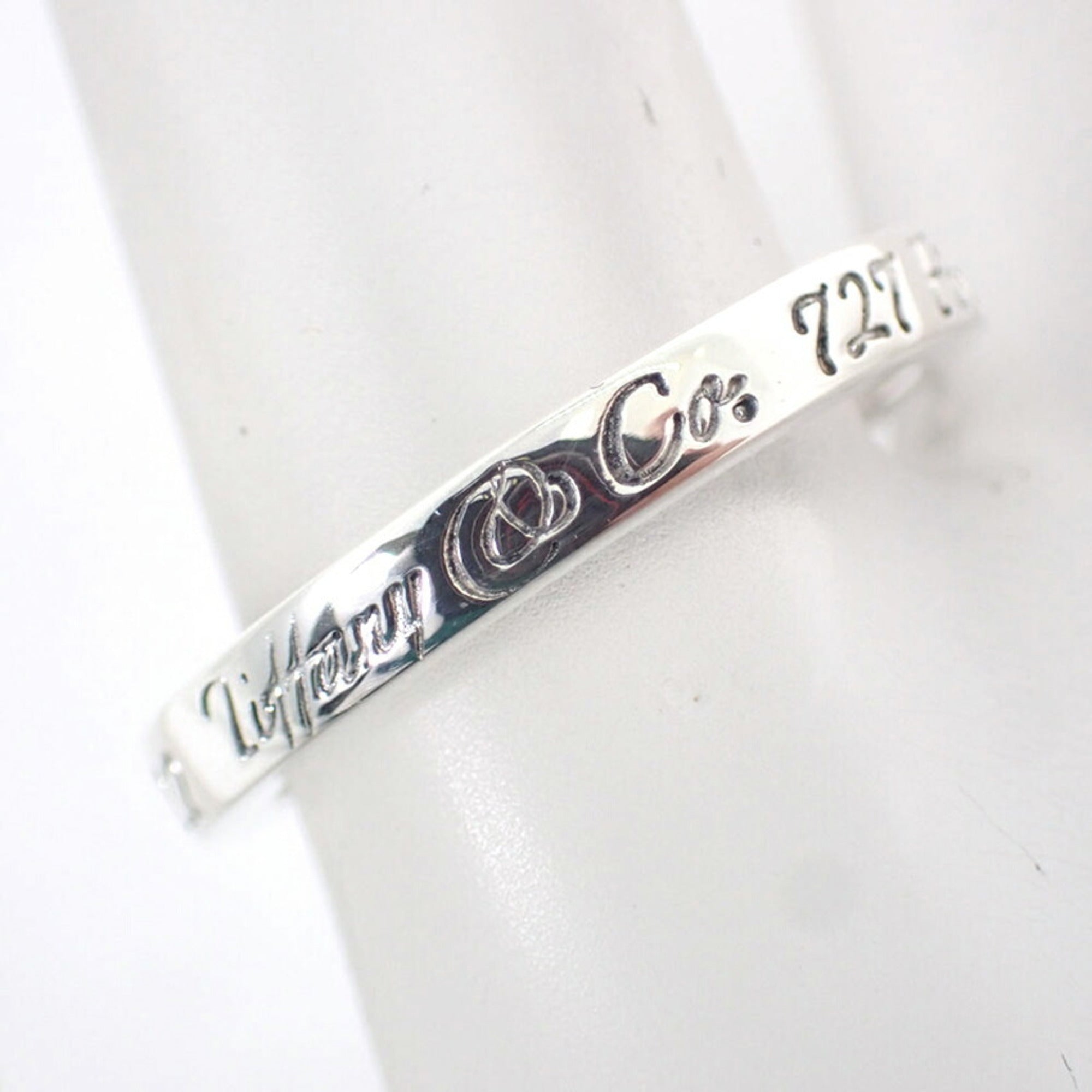 Tiffany Sterling Silver 925 Band Ring (Pre-Owned)