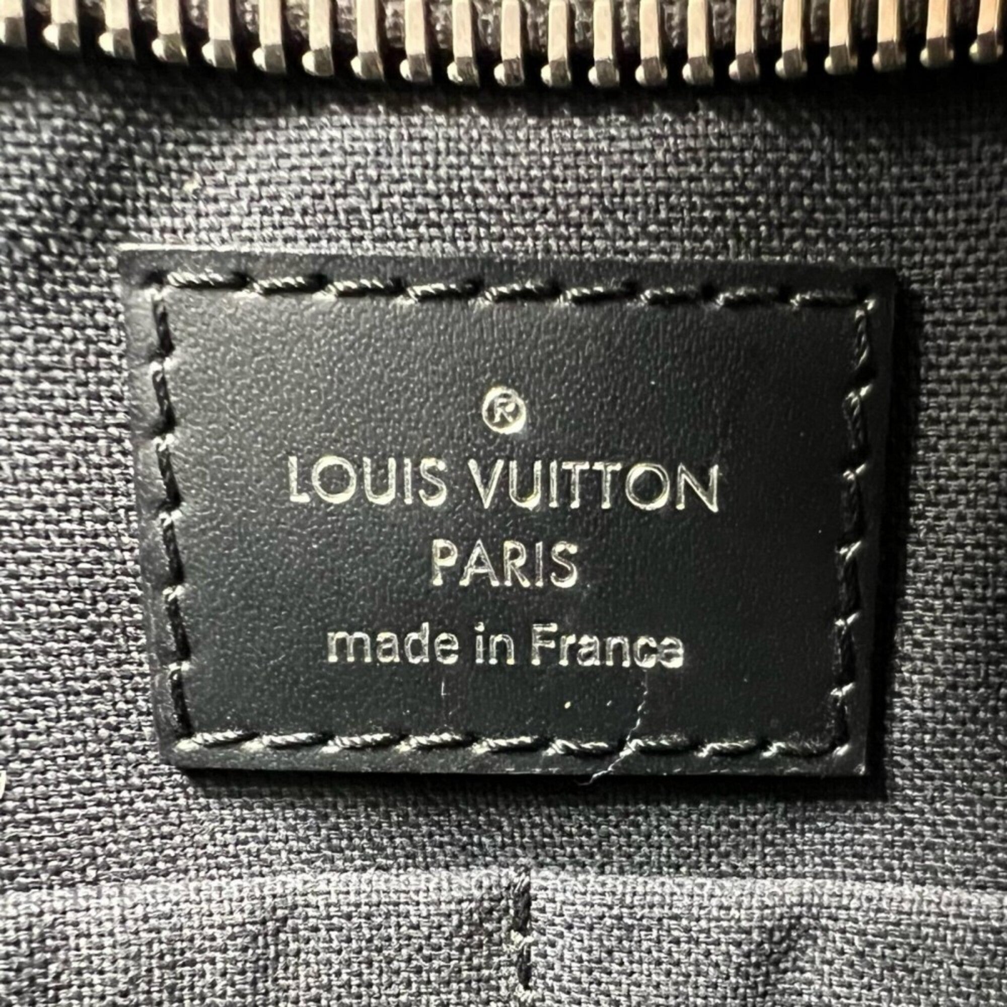 Louis Vuitton Black White Damier Graphite Shoulder Bag (Pre-Owned)