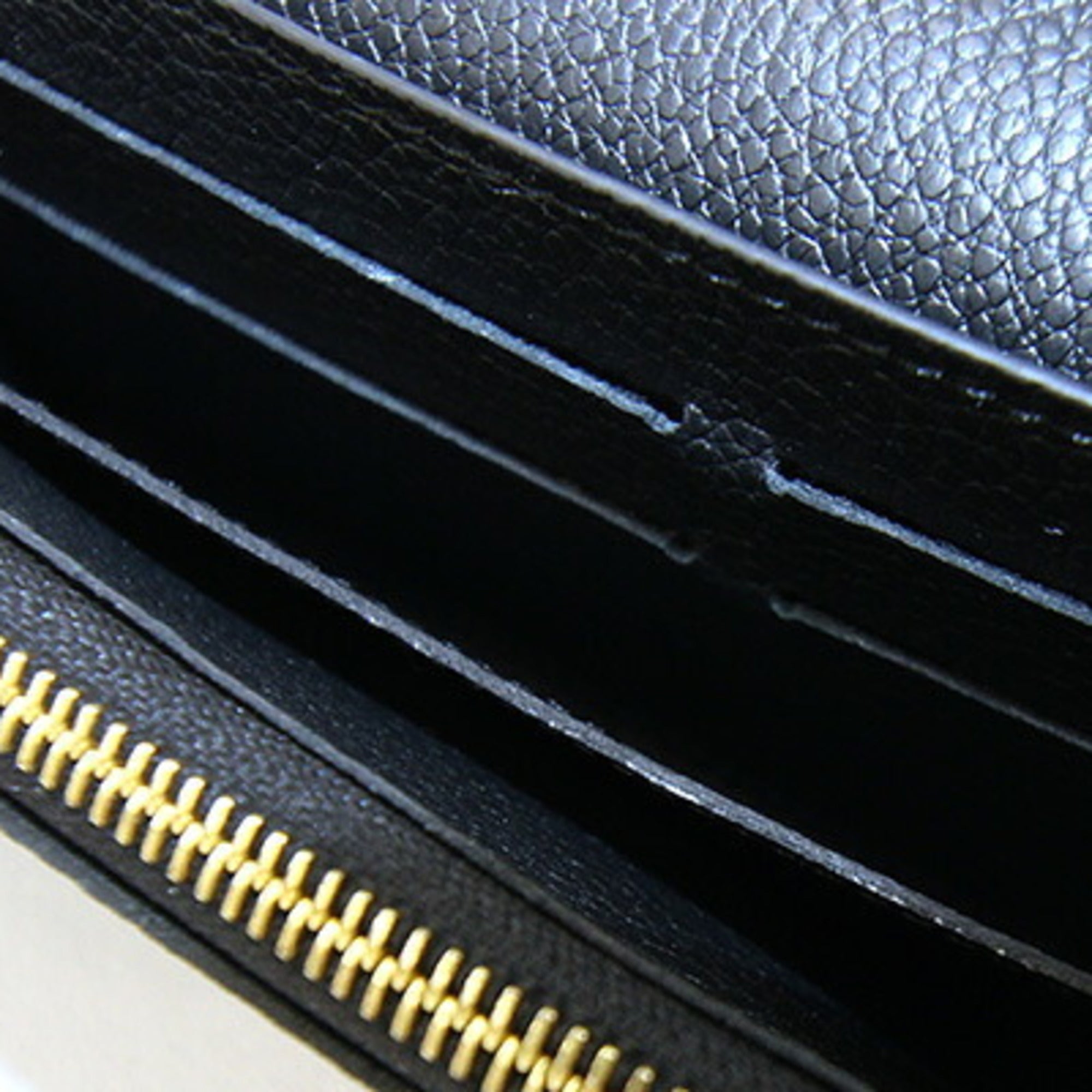Louis Vuitton Bicolor Black Monogram Monogram Empreinte Long Wallet (Bi-Fold) (Pre-Owned)
