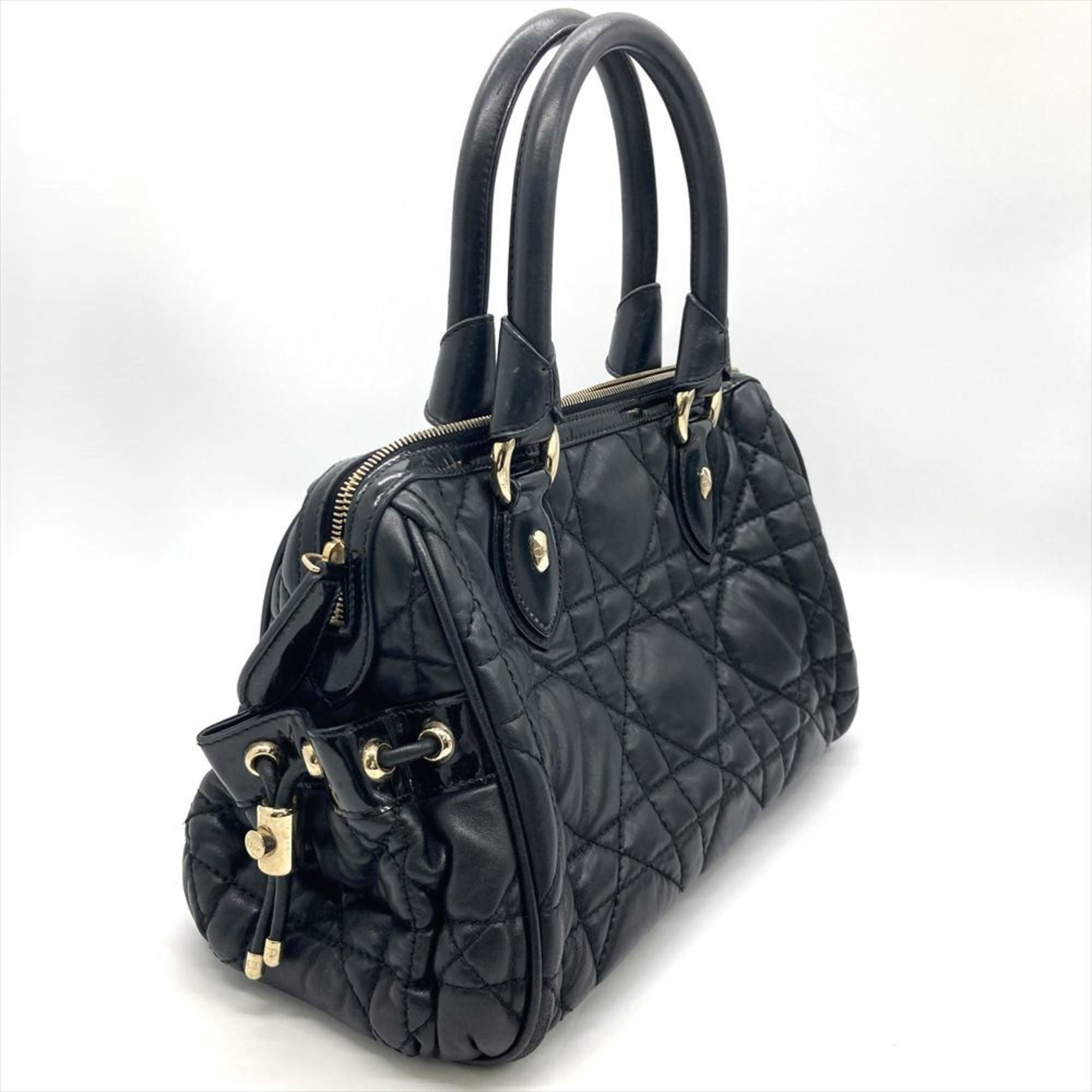 Christian Dior Black Leather Handbag (Pre-Owned)