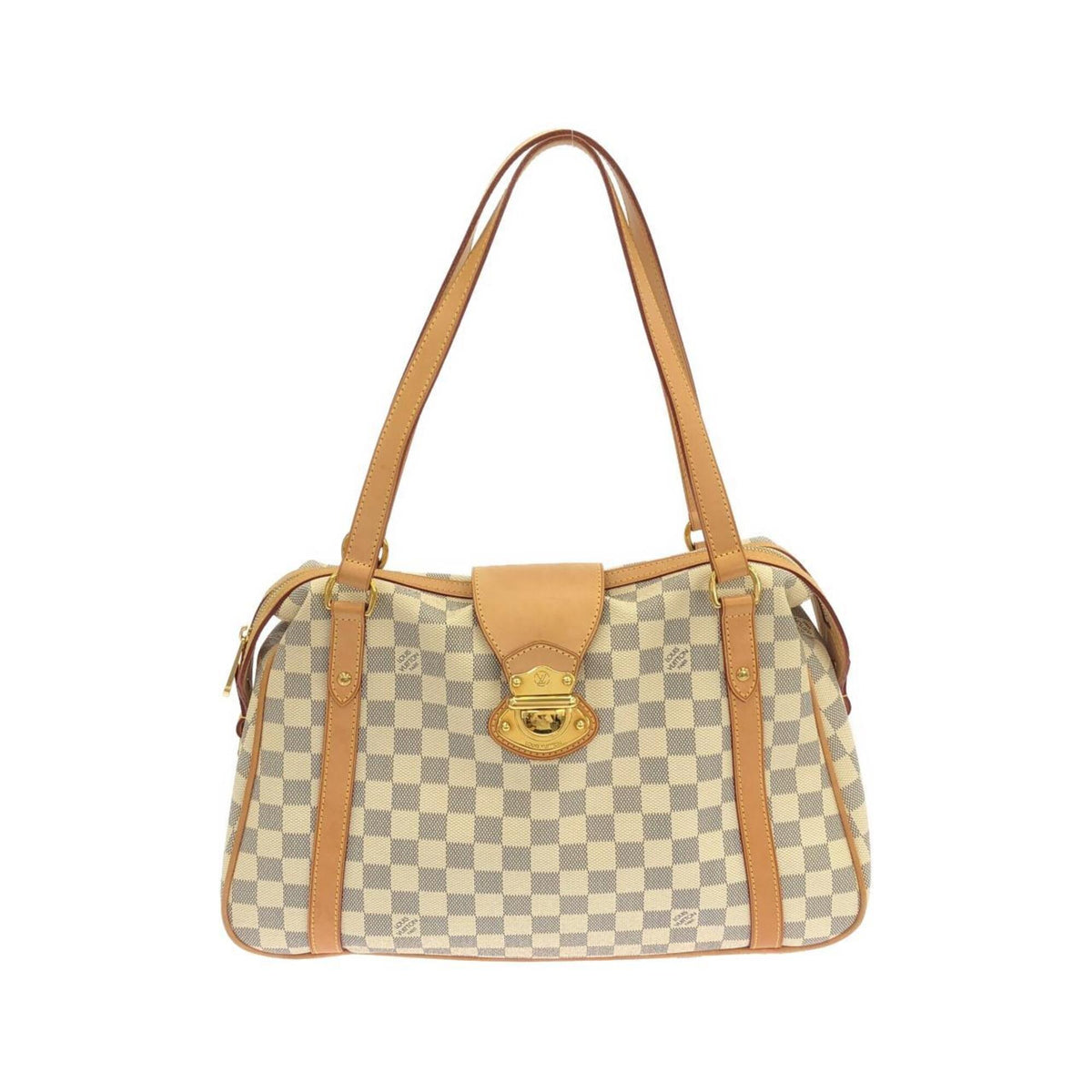 Louis Vuitton Azur Coated Canvas Shoulder Bag (Pre-Owned)