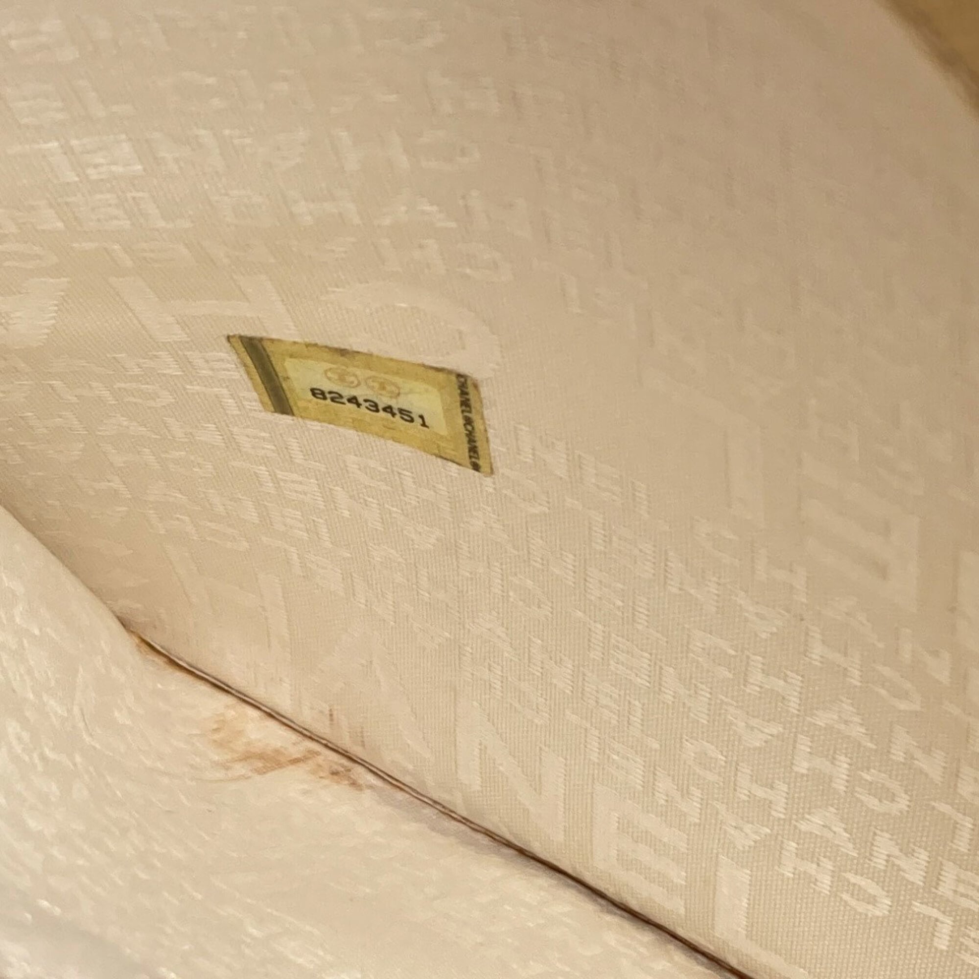 Chanel Beige Canvas Handbag (Pre-Owned)