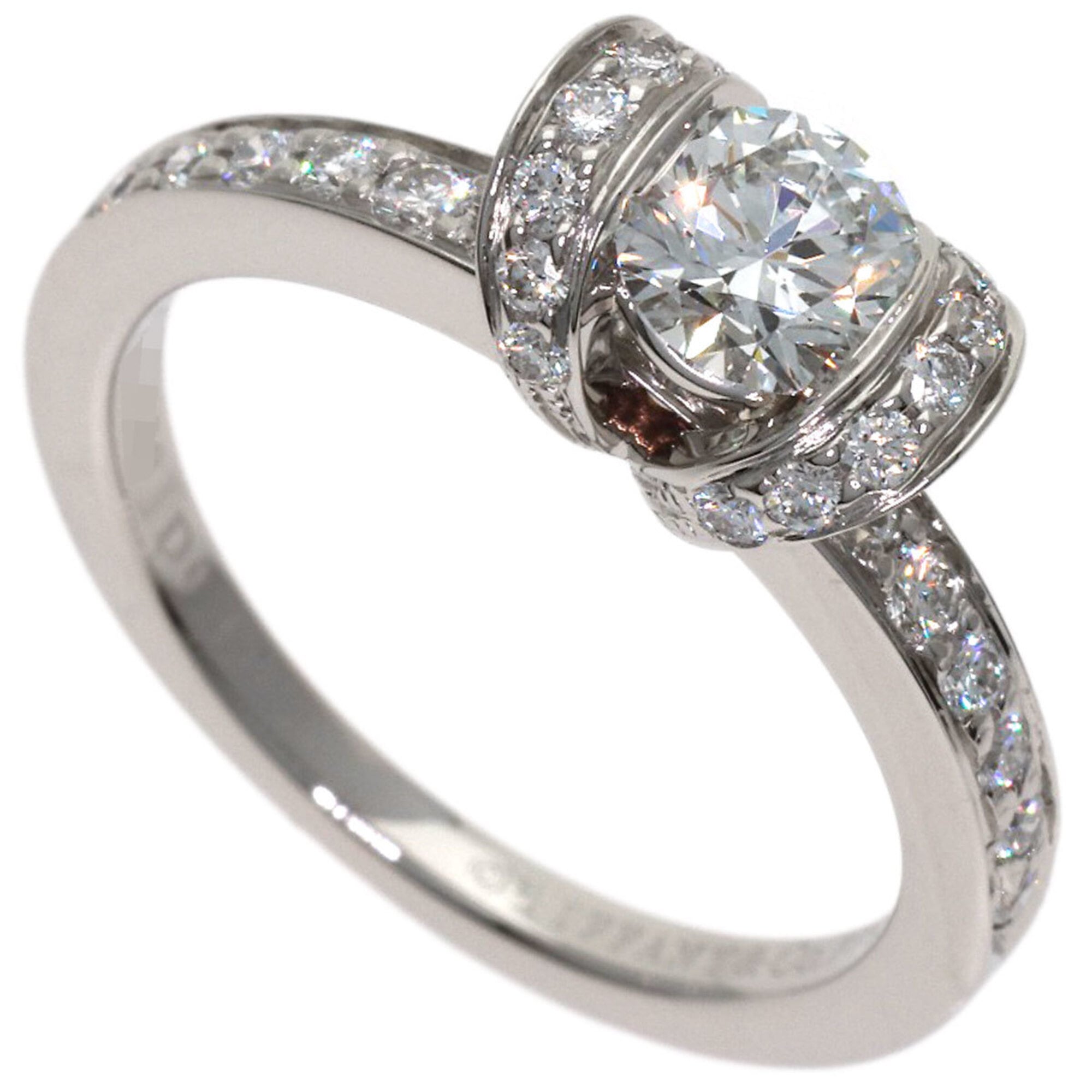 Tiffany Platinum 950 Band Ring (Pre-Owned)