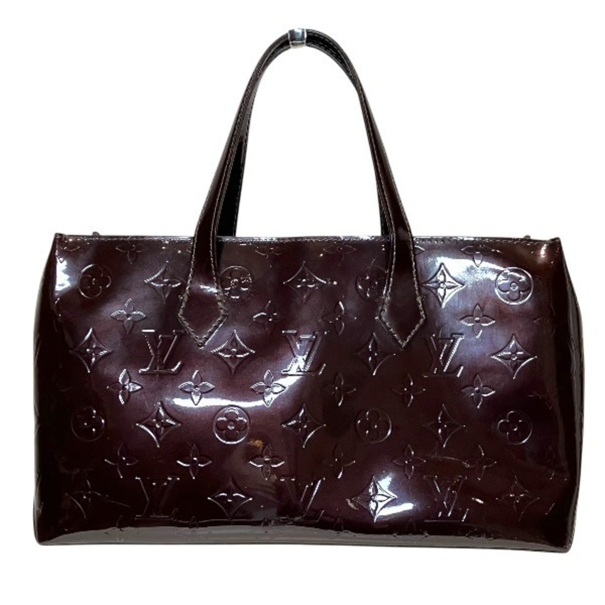 Louis Vuitton Amarante Leather Handbag (Pre-Owned)