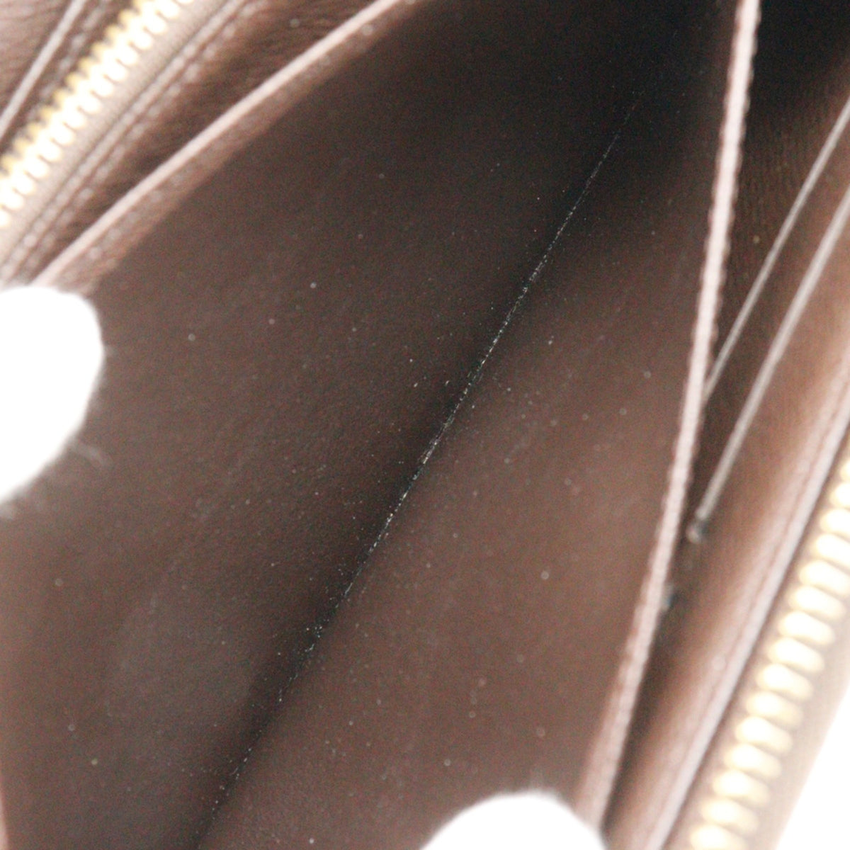 Louis Vuitton Brown Ebene Galle Damier Canvas Long Wallet (Bi-Fold) (Pre-Owned)