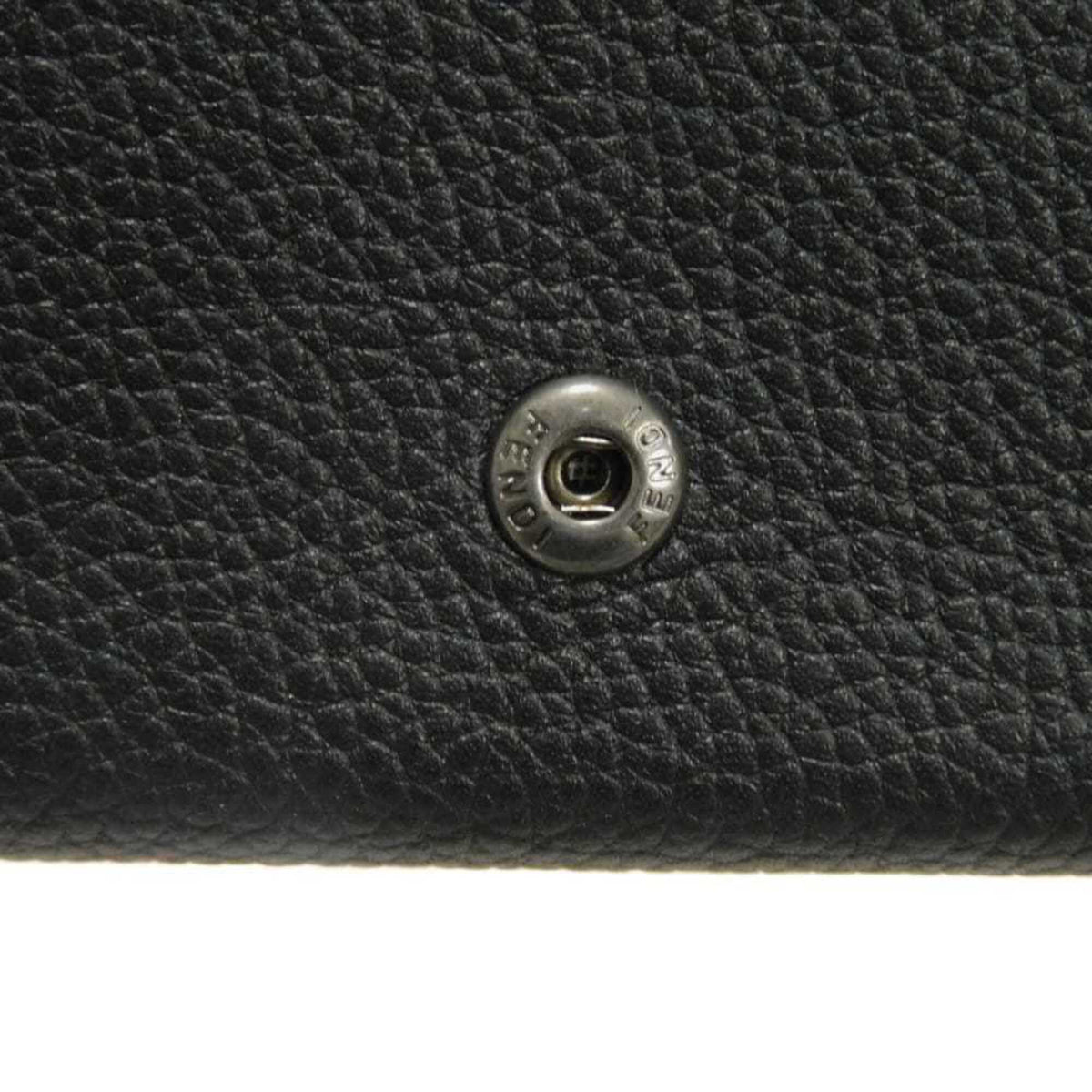 Fendi Black Gunmetal Wallet (Tri-Fold) (Pre-Owned)