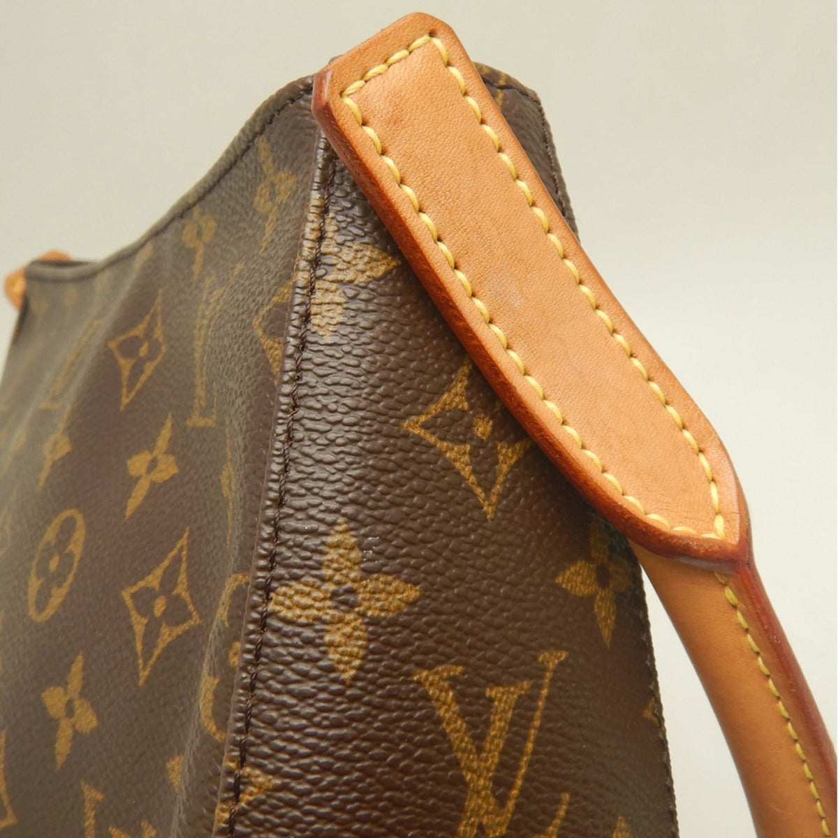 Louis Vuitton Brown Monogram Canvas Shoulder Bag Tote Bag (Pre-Owned)