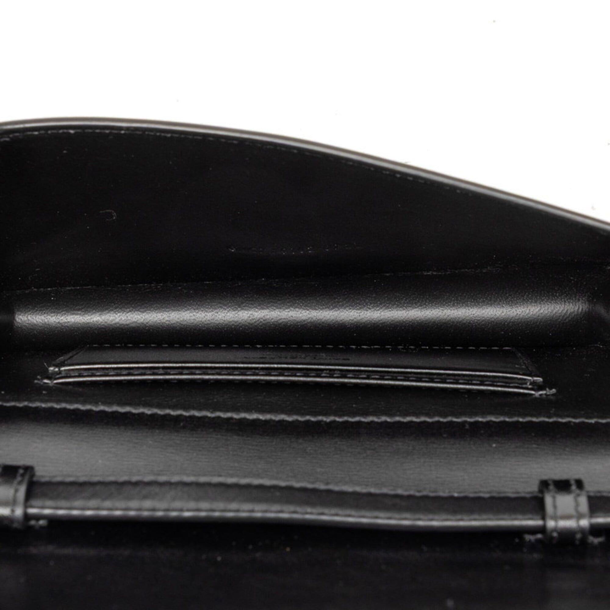 Saint Laurent Black Leather Shoulder Bag (Pre-Owned)