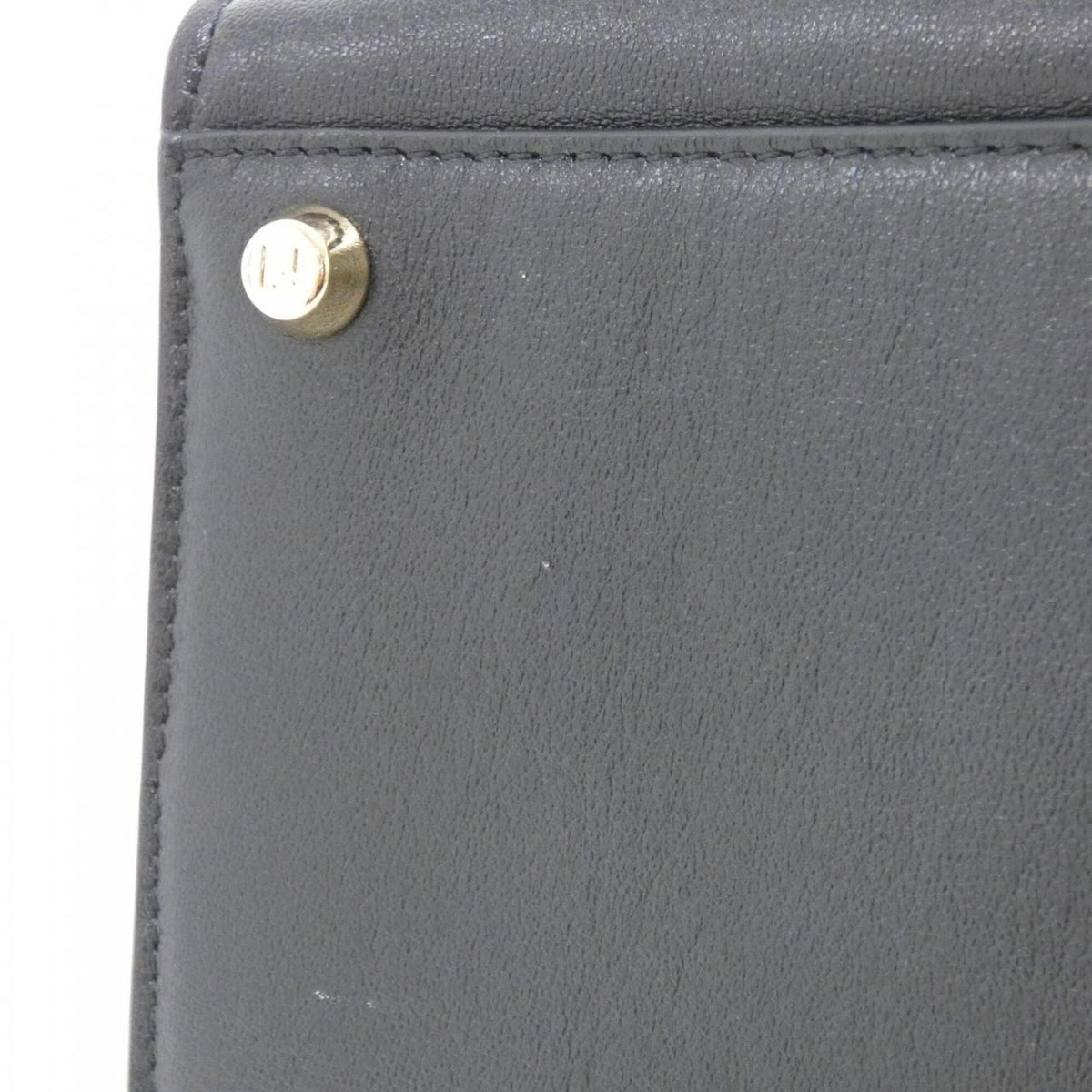 Fendi Black Chocolate Leather Shoulder Bag (Pre-Owned)