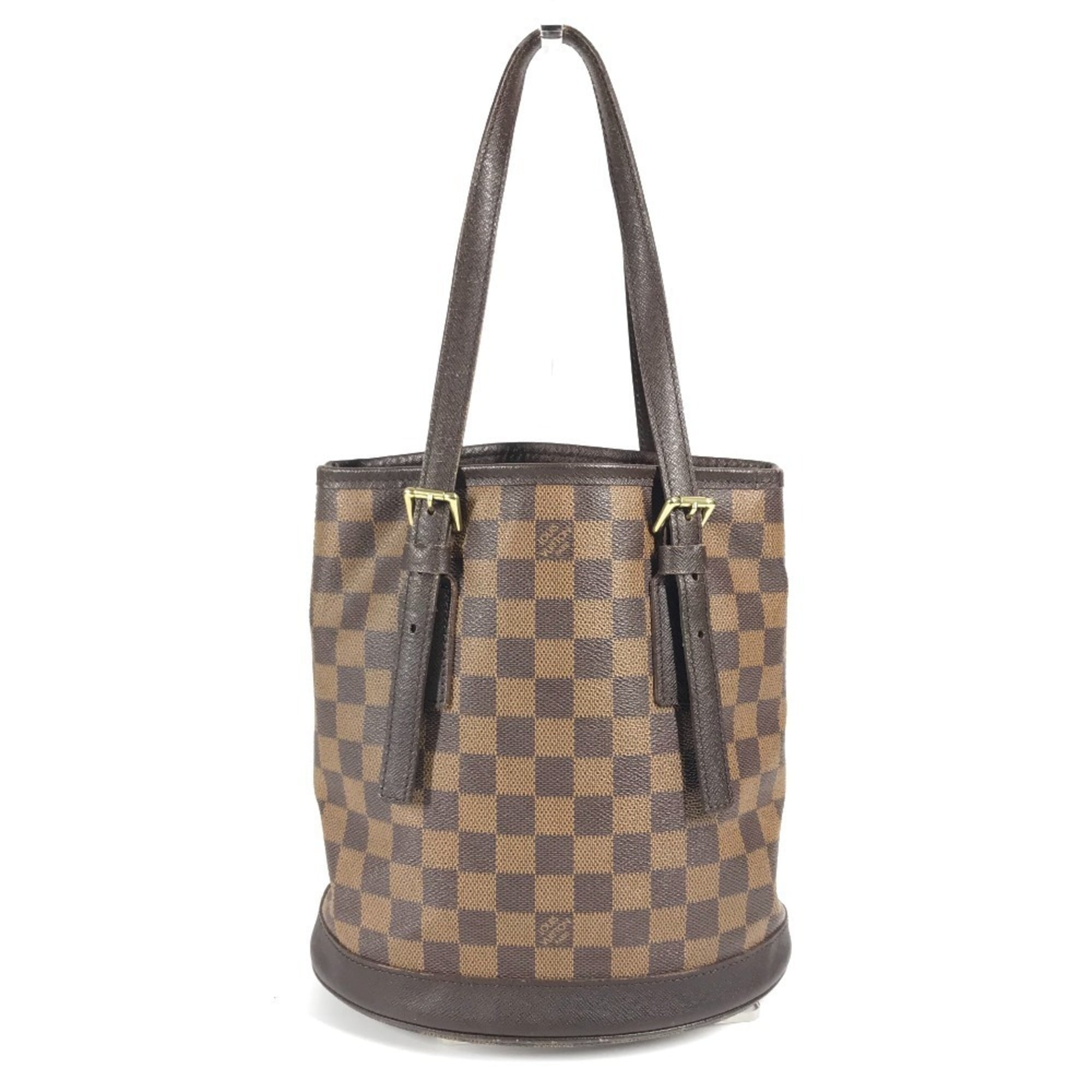 Louis Vuitton Brown Damier Canvas Ebene Damier Canvas Pouch Shoulder Bag Tote Bag (Pre-Owned)