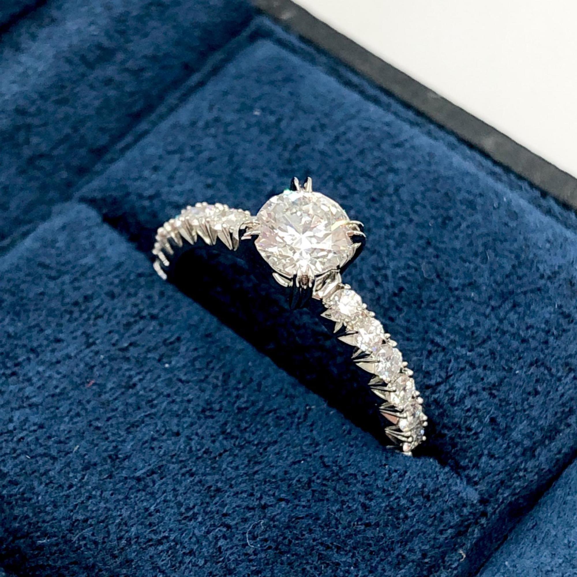Harry Winston Silver Platinum Band Ring (Pre-Owned)