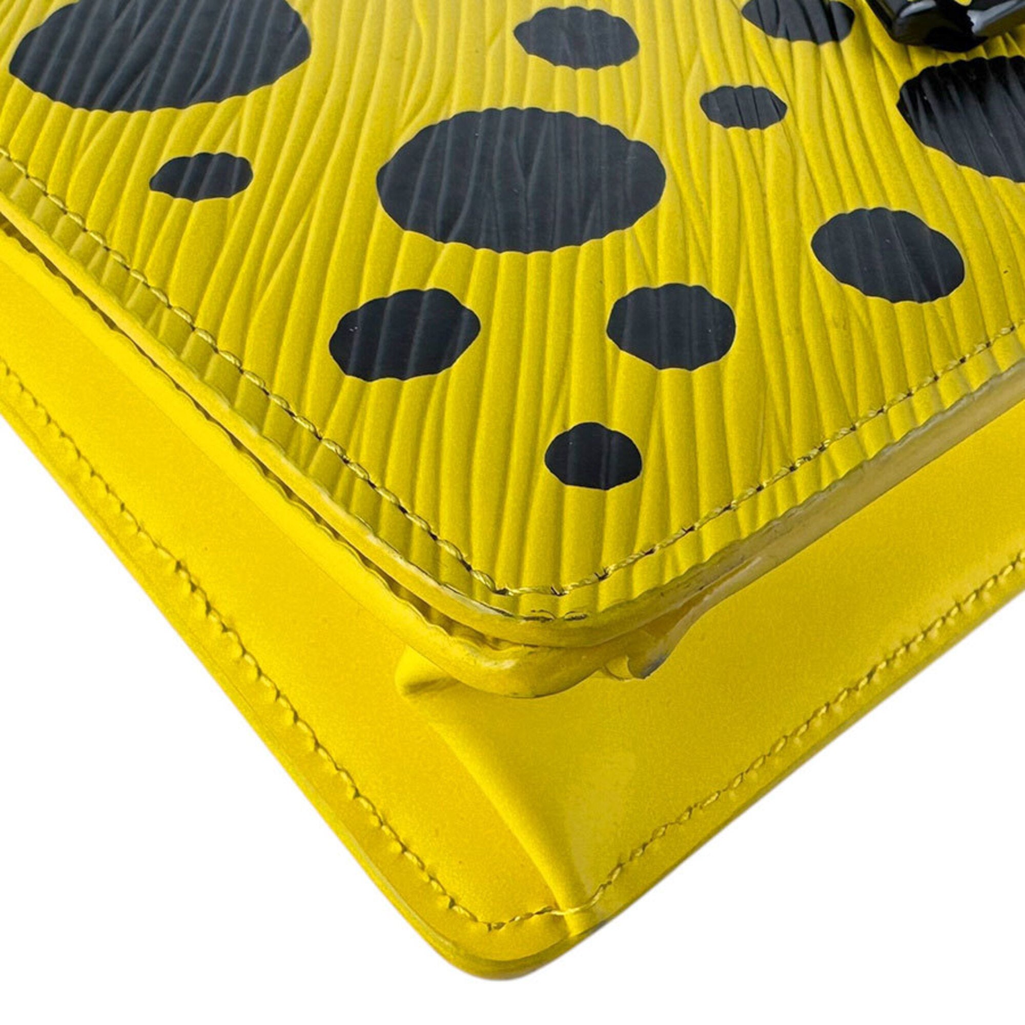 Louis Vuitton Black Yellow Epi Leather Shoulder Bag (Pre-Owned)