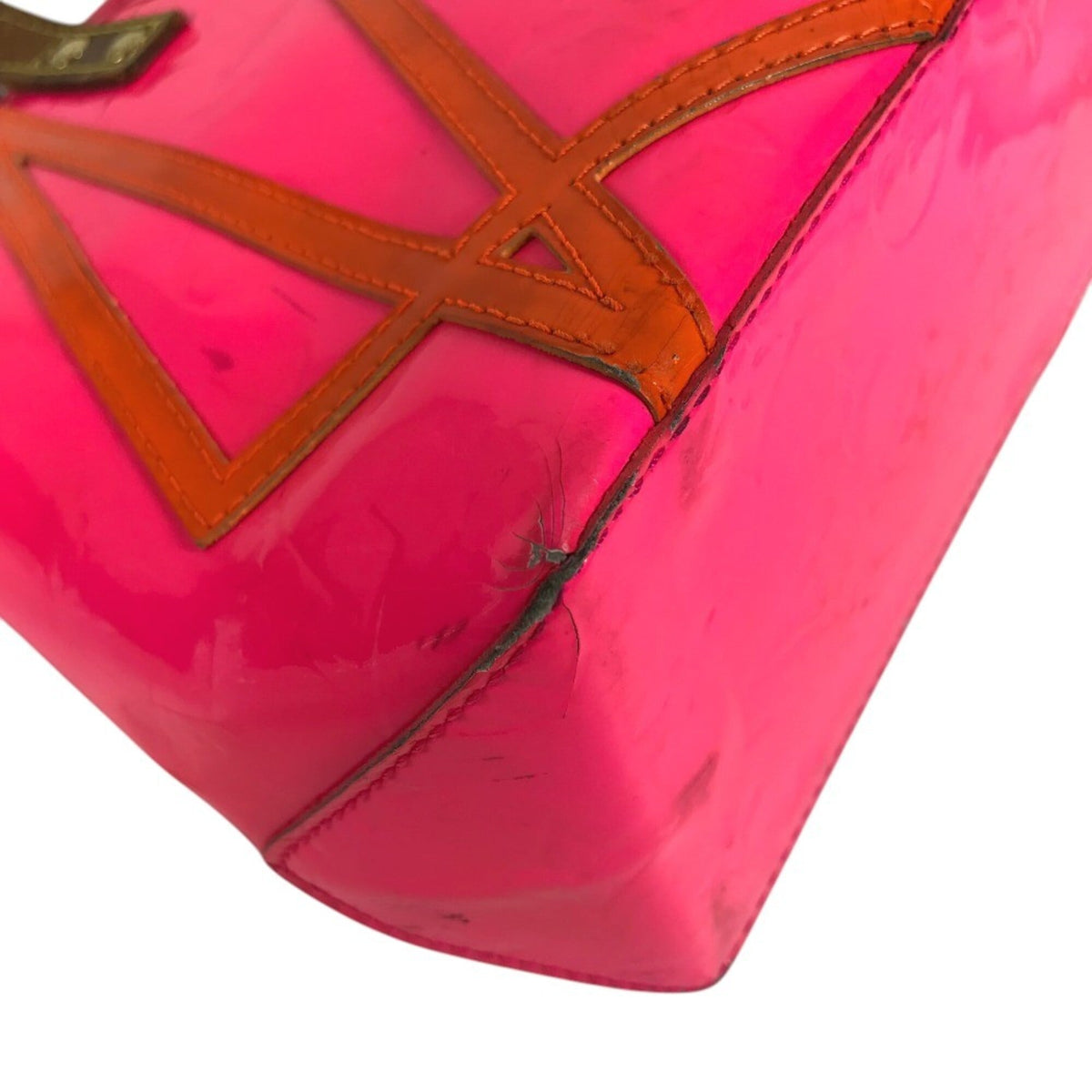 Louis Vuitton Pink Monogram Vernis Handbag (Pre-Owned)