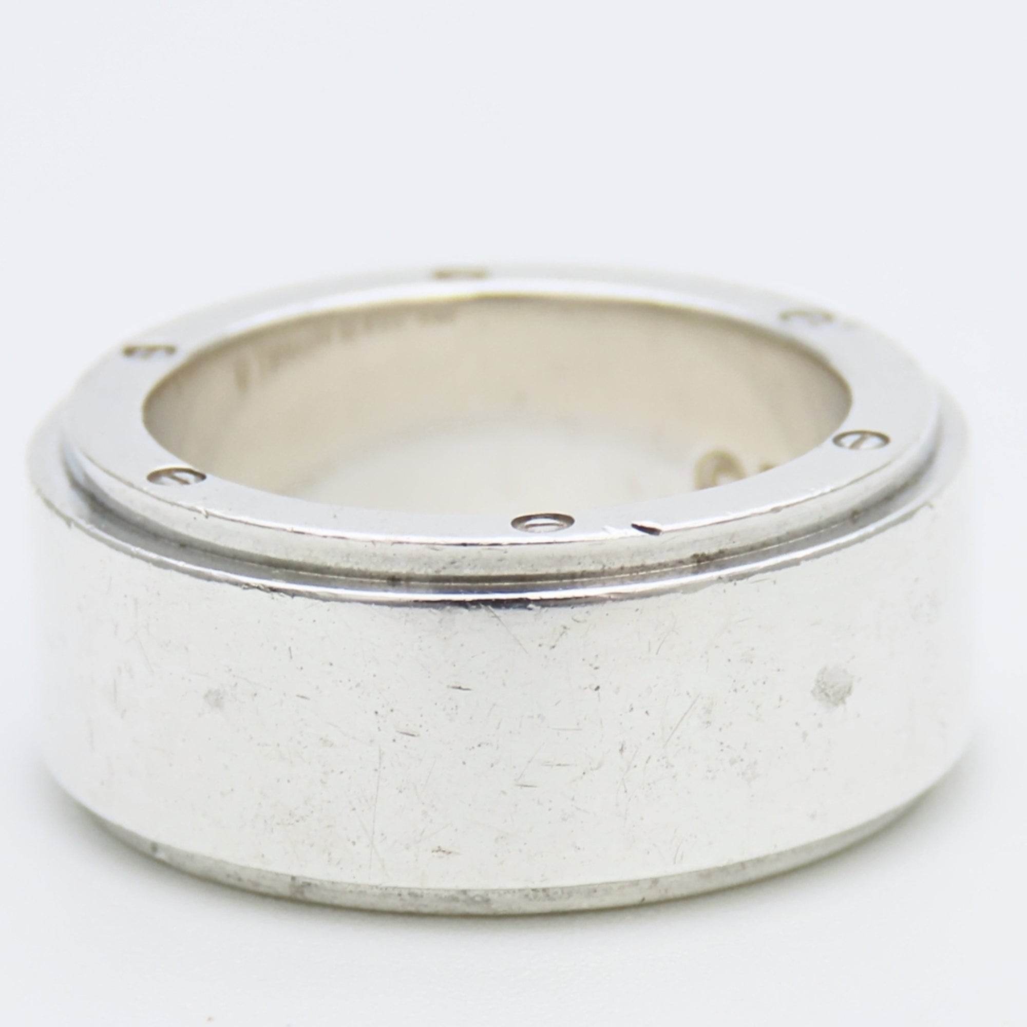 Tiffany Silver Silver 925 Band Ring (Pre-Owned)