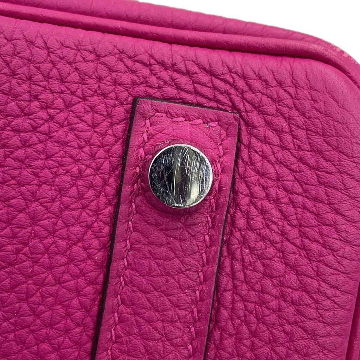 Hermes Rose Purple Togo Leather Handbag (Pre-Owned)