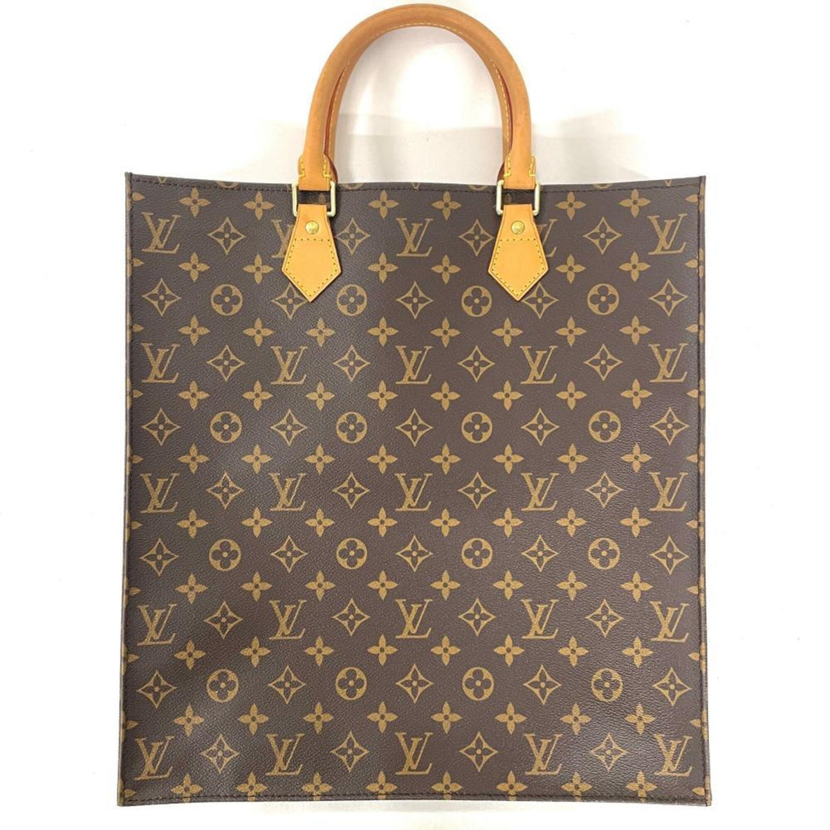 Louis Vuitton Brown Monogram Canvas Handbag (Pre-Owned)
