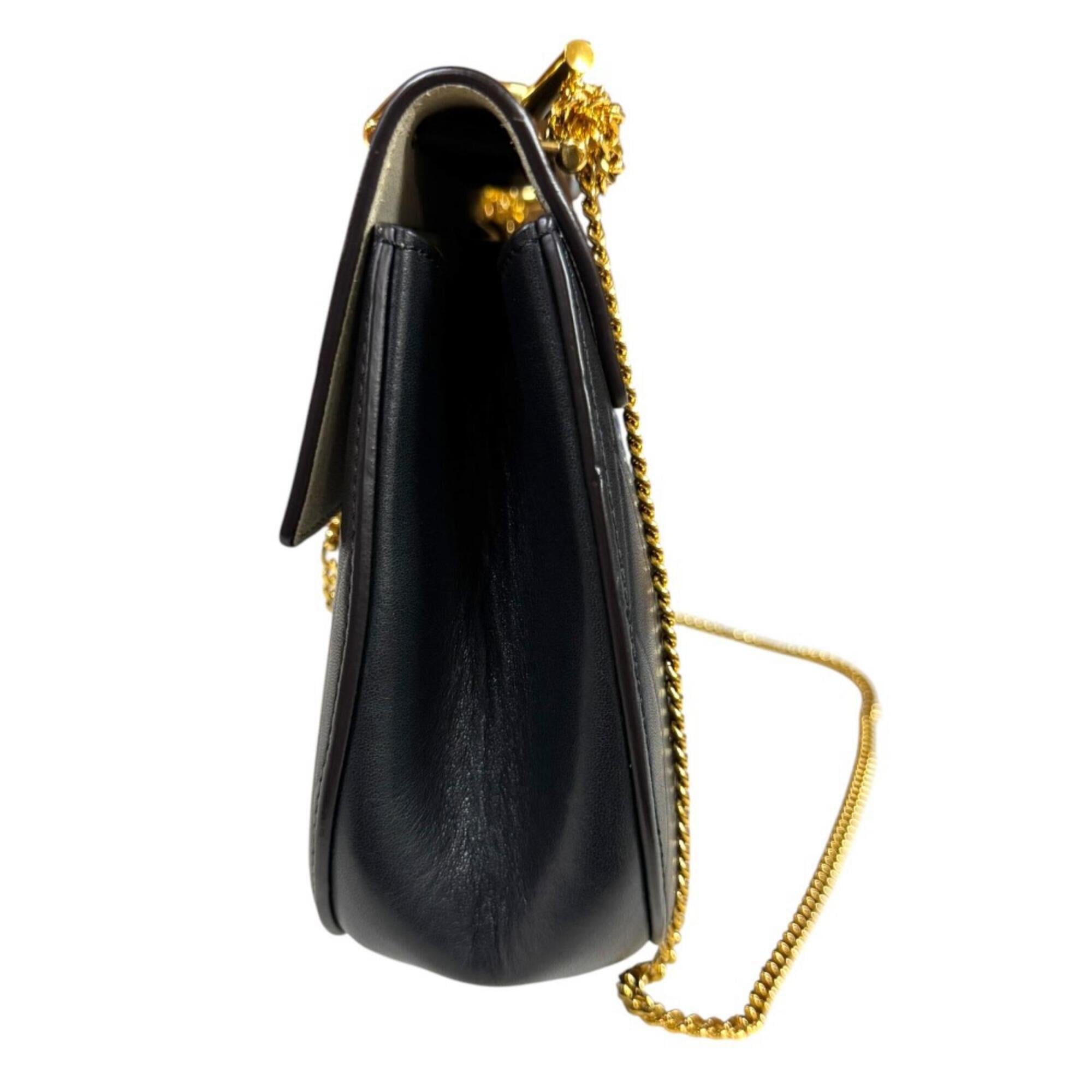 Chloé Black Leather Suede Shoulder Bag (Pre-Owned)