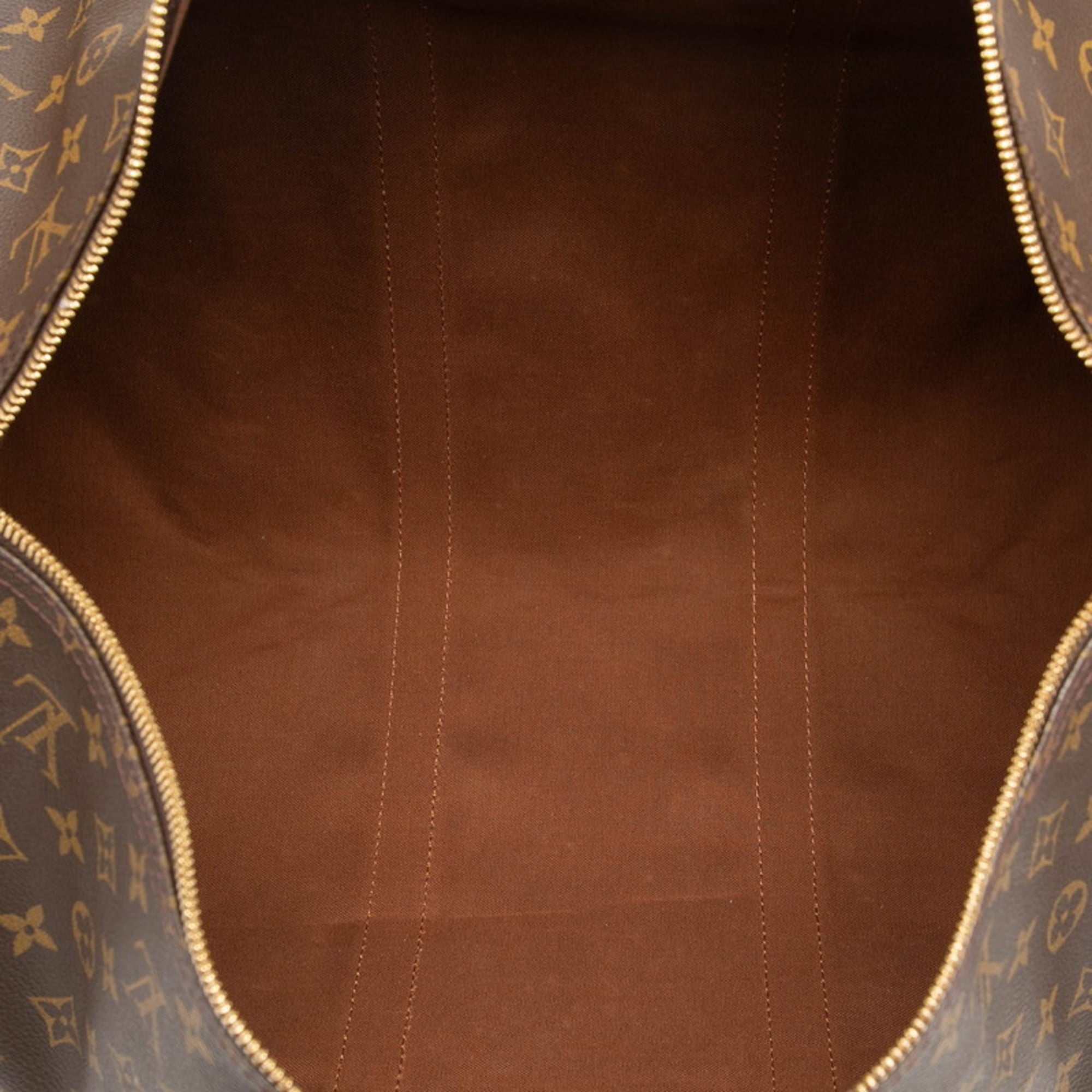Louis Vuitton Brown Pvc Leather Boston Bag Shoulder Bag (Pre-Owned)