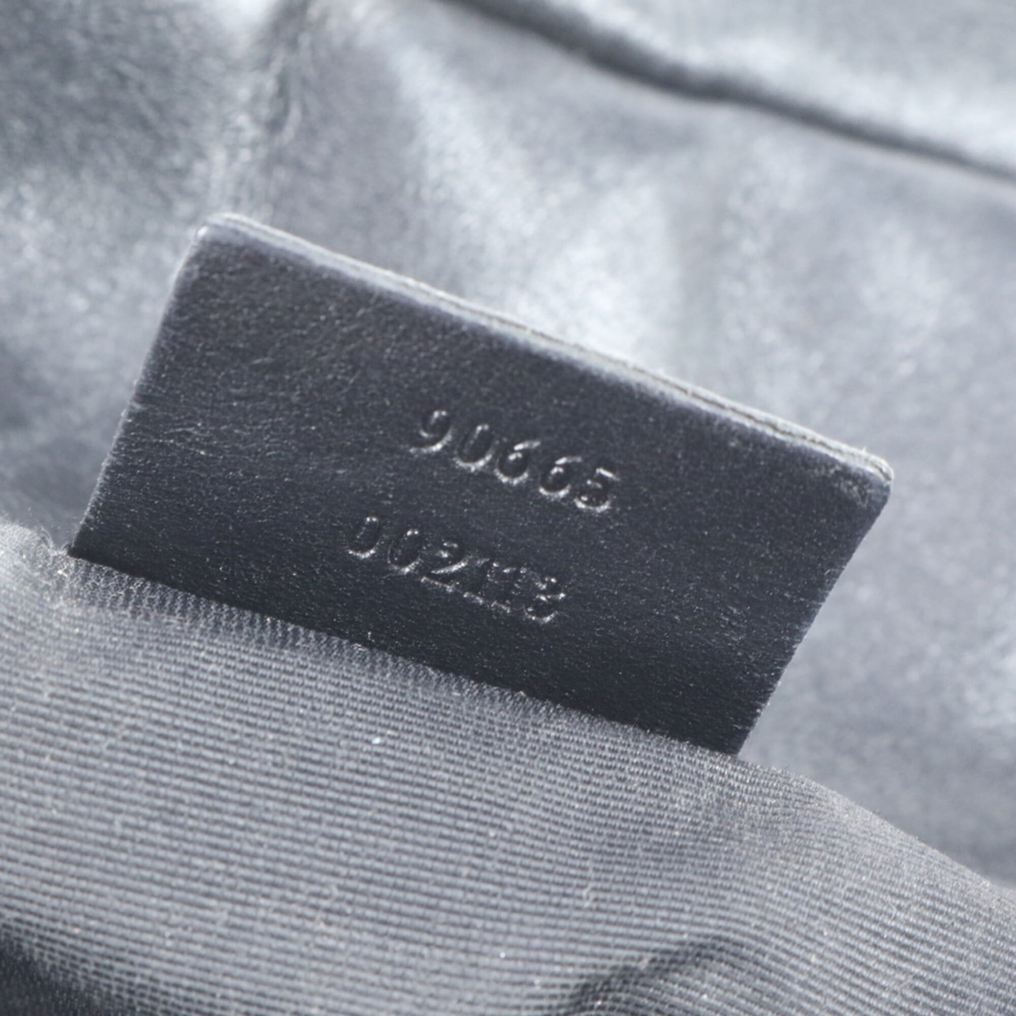 Gucci Gg Canvas Black Gg Canvas Leather Handbag Shoulder Bag (Pre-Owned)