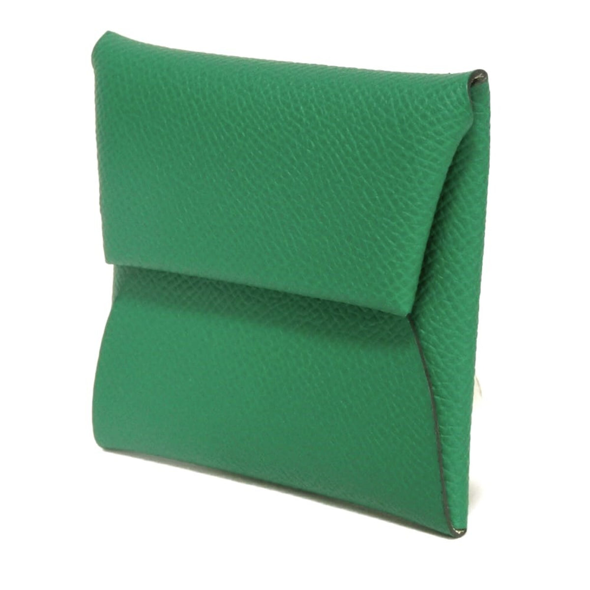Hermes Bicolor Green Epsom Leather Coin Purse/Coin Case (Pre-Owned)